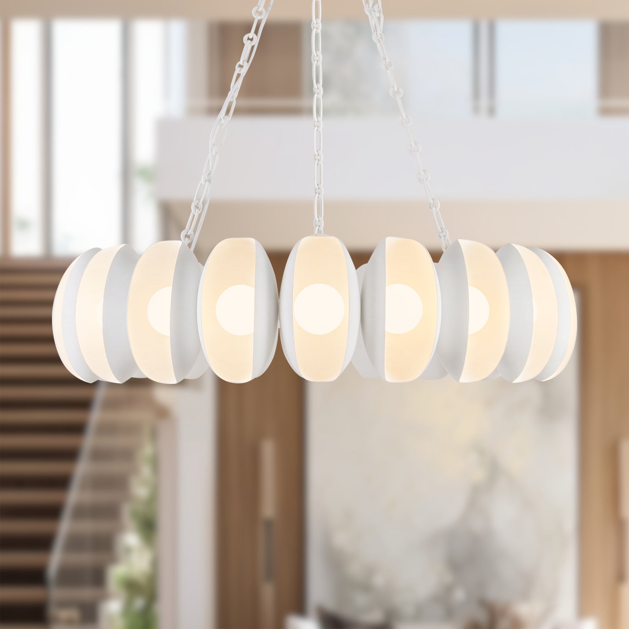 Cortez 37" dimmable LED Chandelier