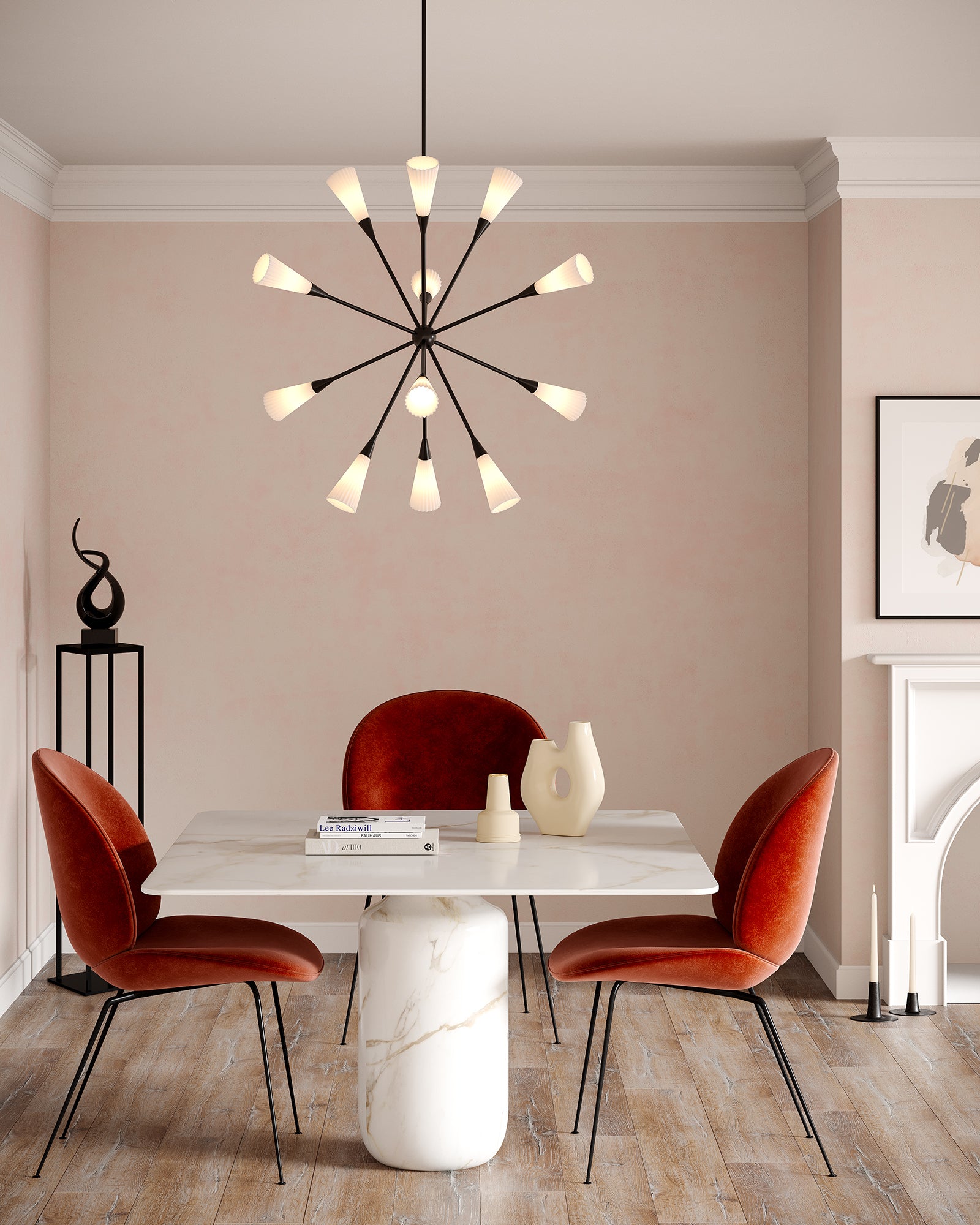 Cosmo 39" Socket Chandelier