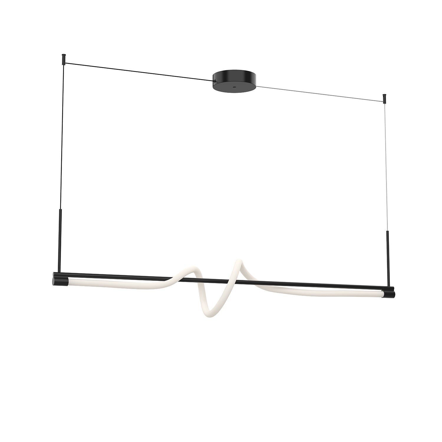 Cursive 54" LED Linear Pendant
