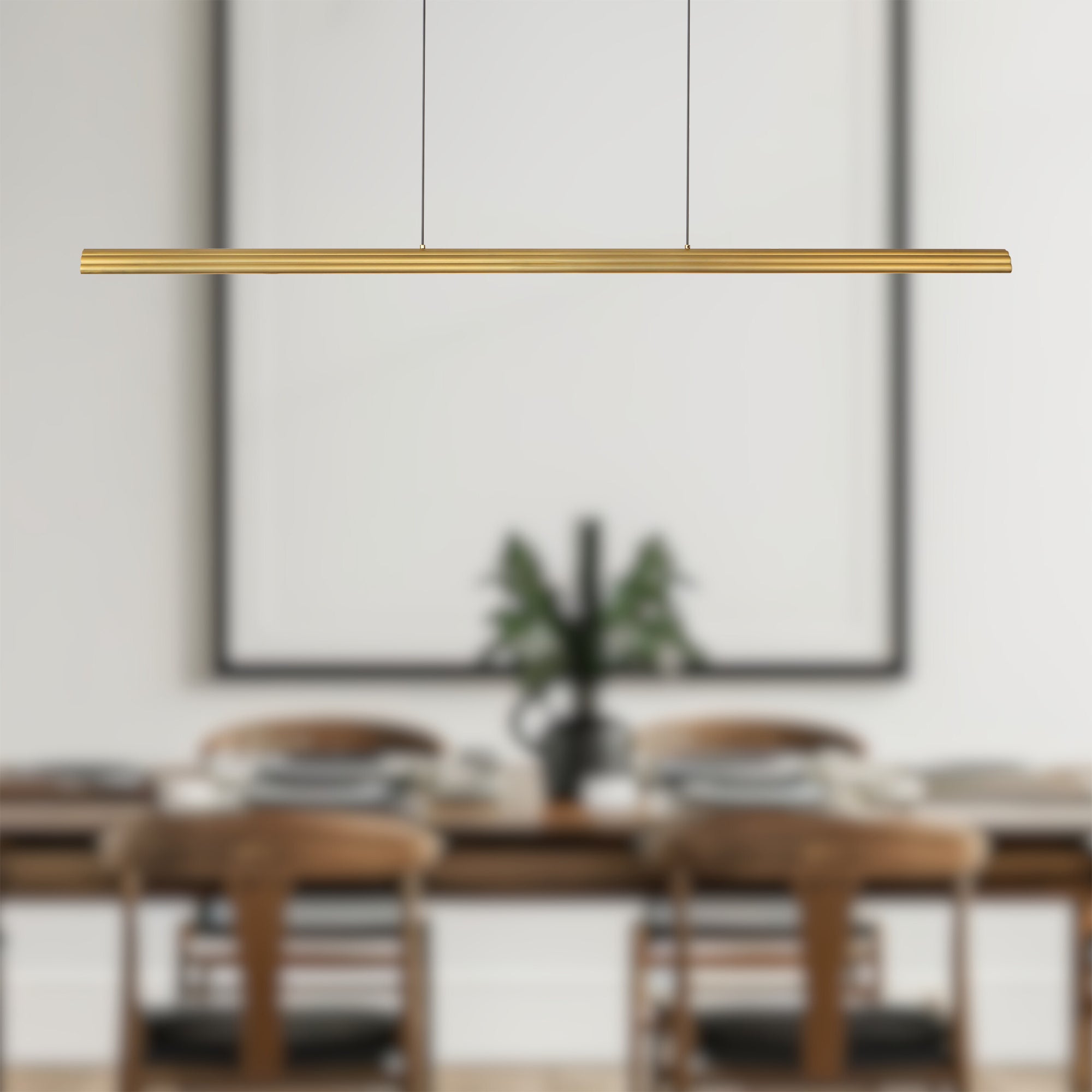 Dottie 5-ft dimmable LED Linear Pendant