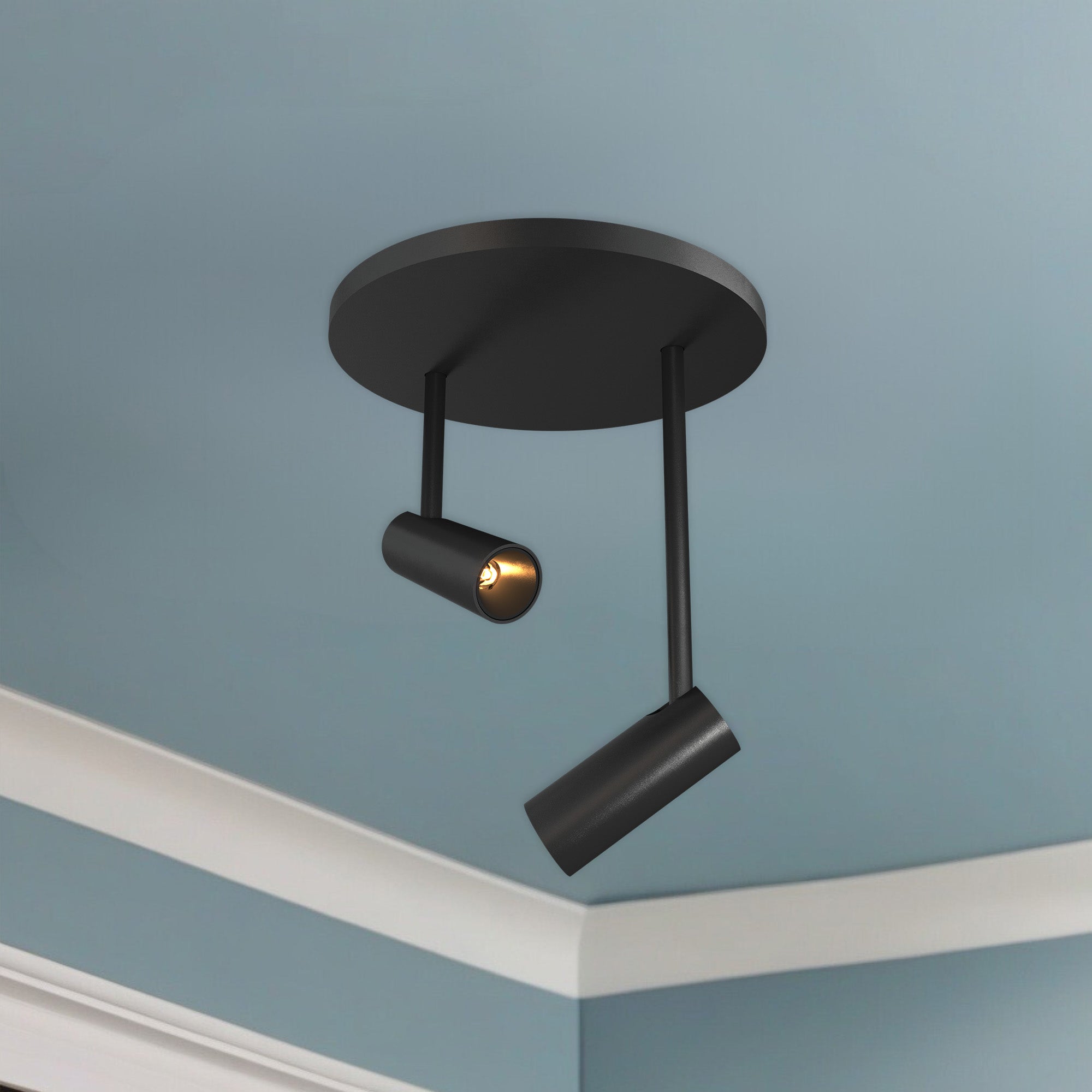 Downey 2" LED Semi Flush Mount