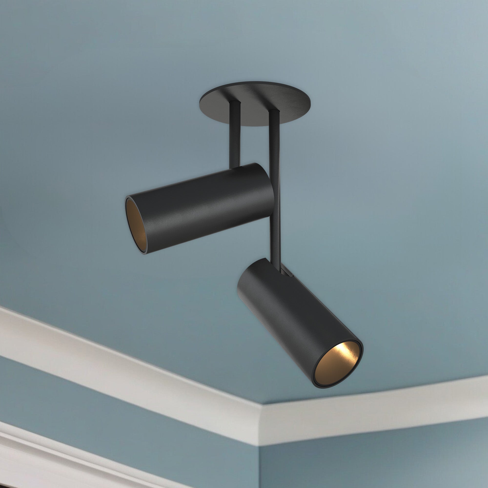 Downey 2" LED Semi Flush Mount
