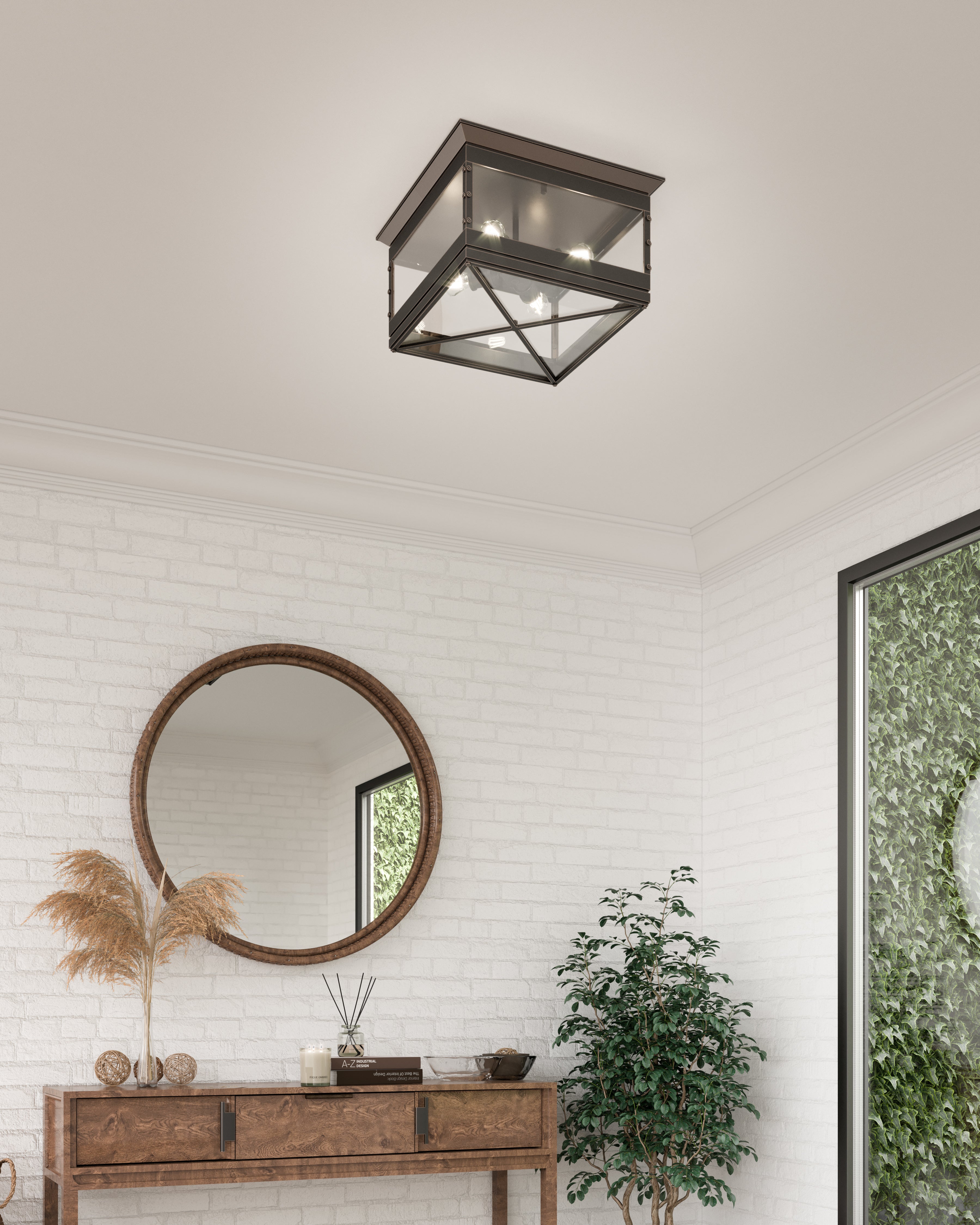 Douglas 4 Lights Flush Mount