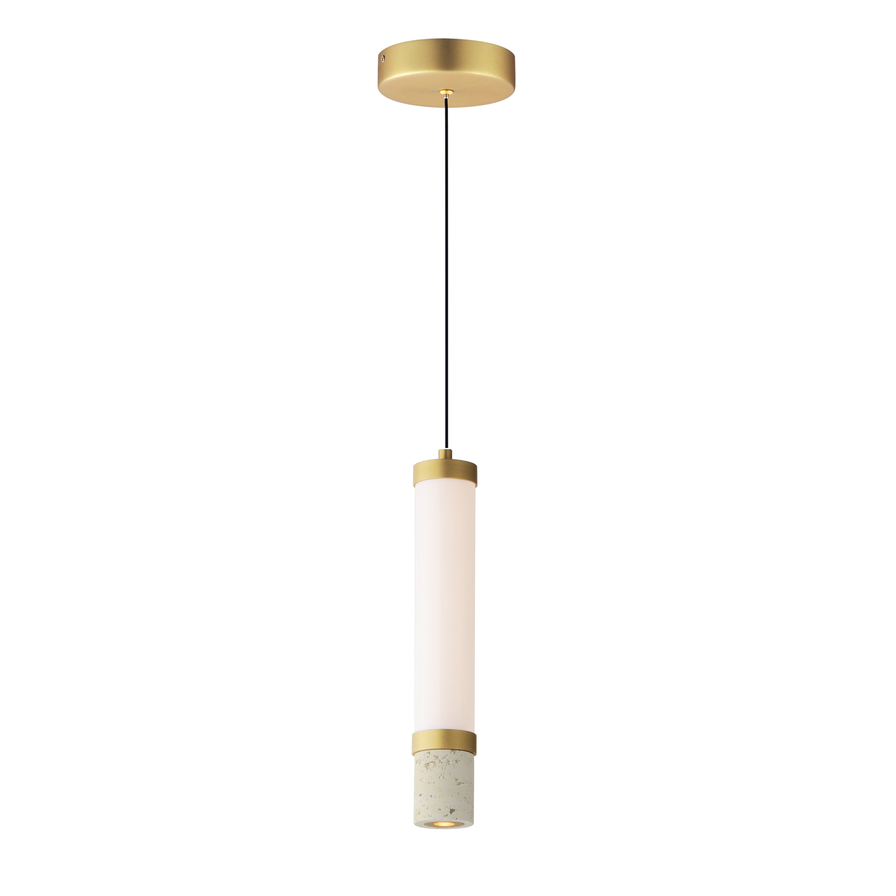 Travertine Single Pendant
