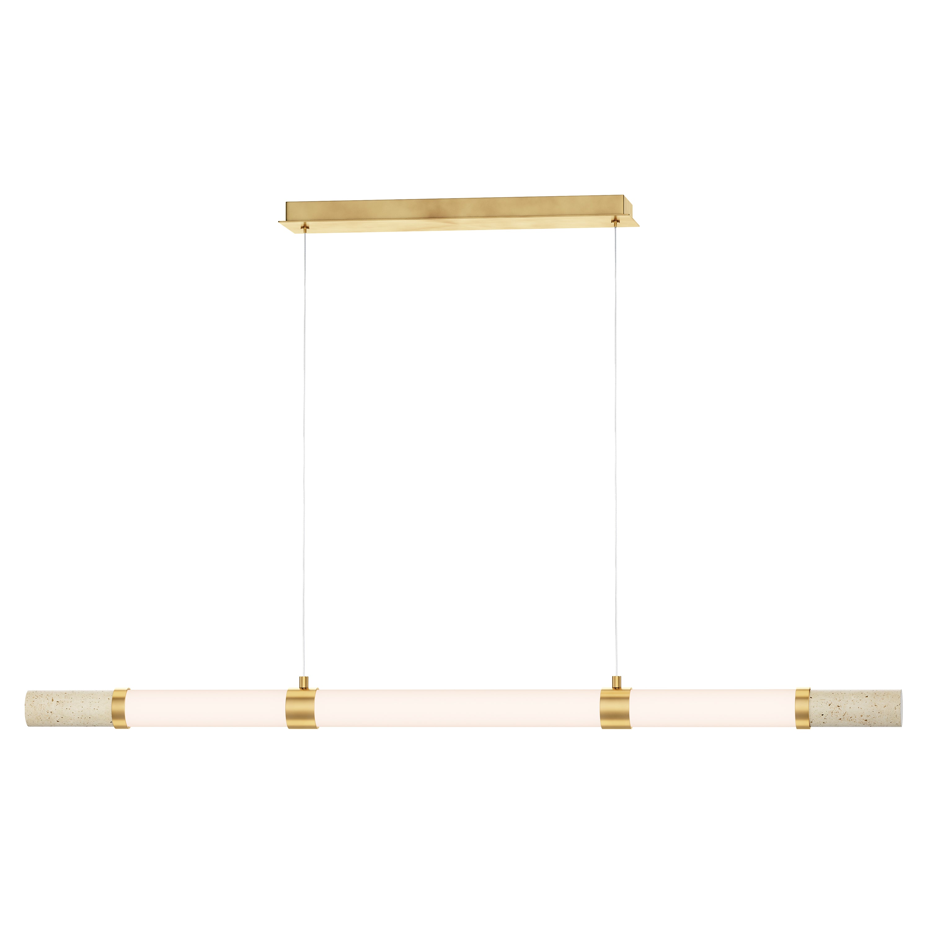 Travertine Linear Pendant