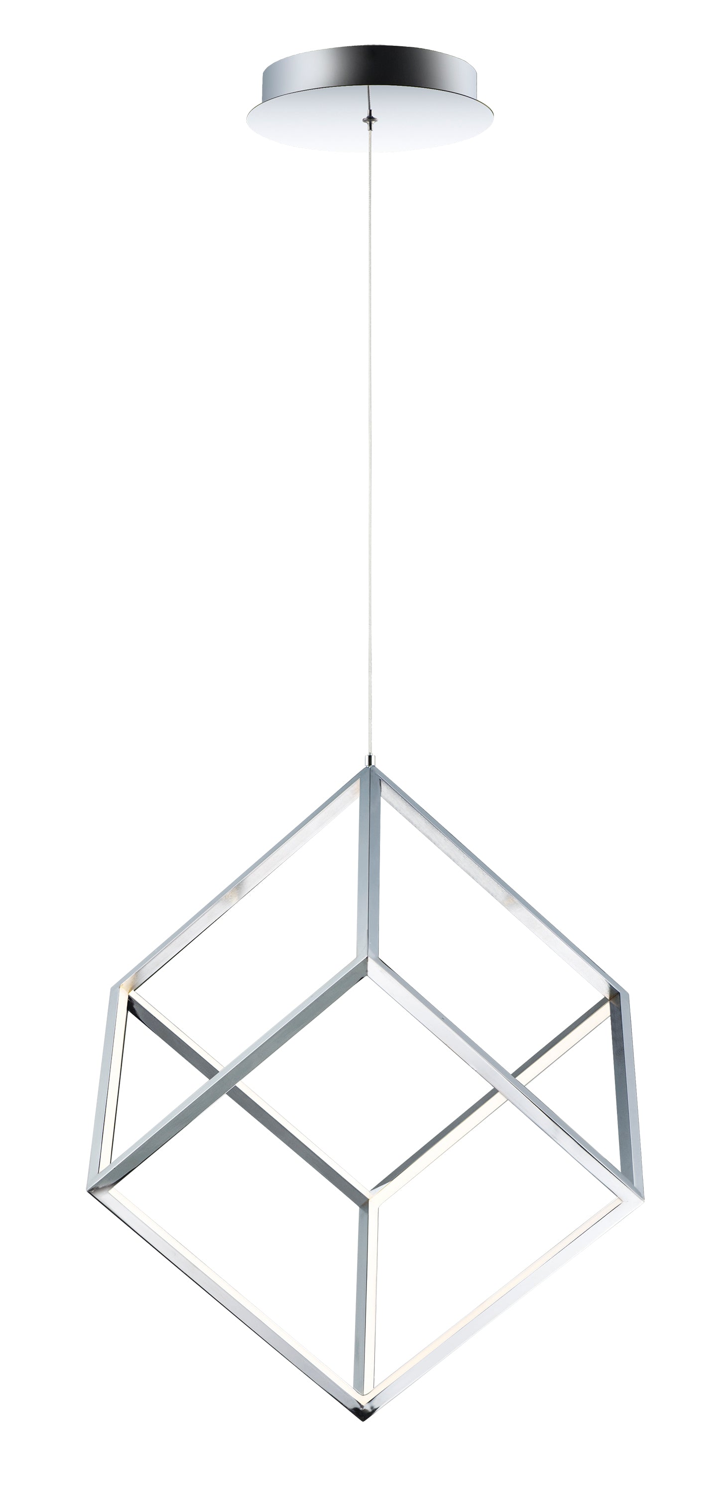 4 Square Single Pendant