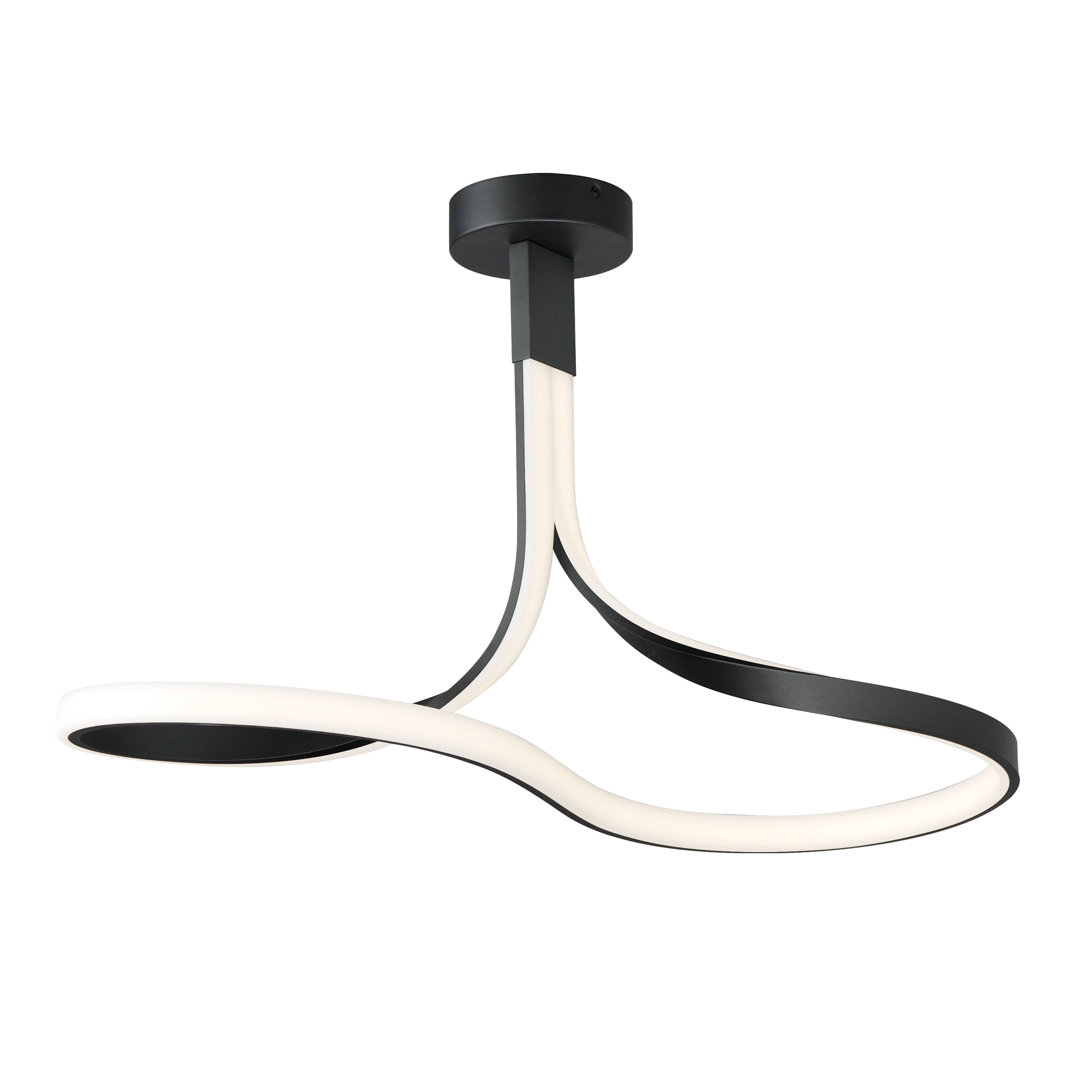 Serpentine Semi Flush Mount