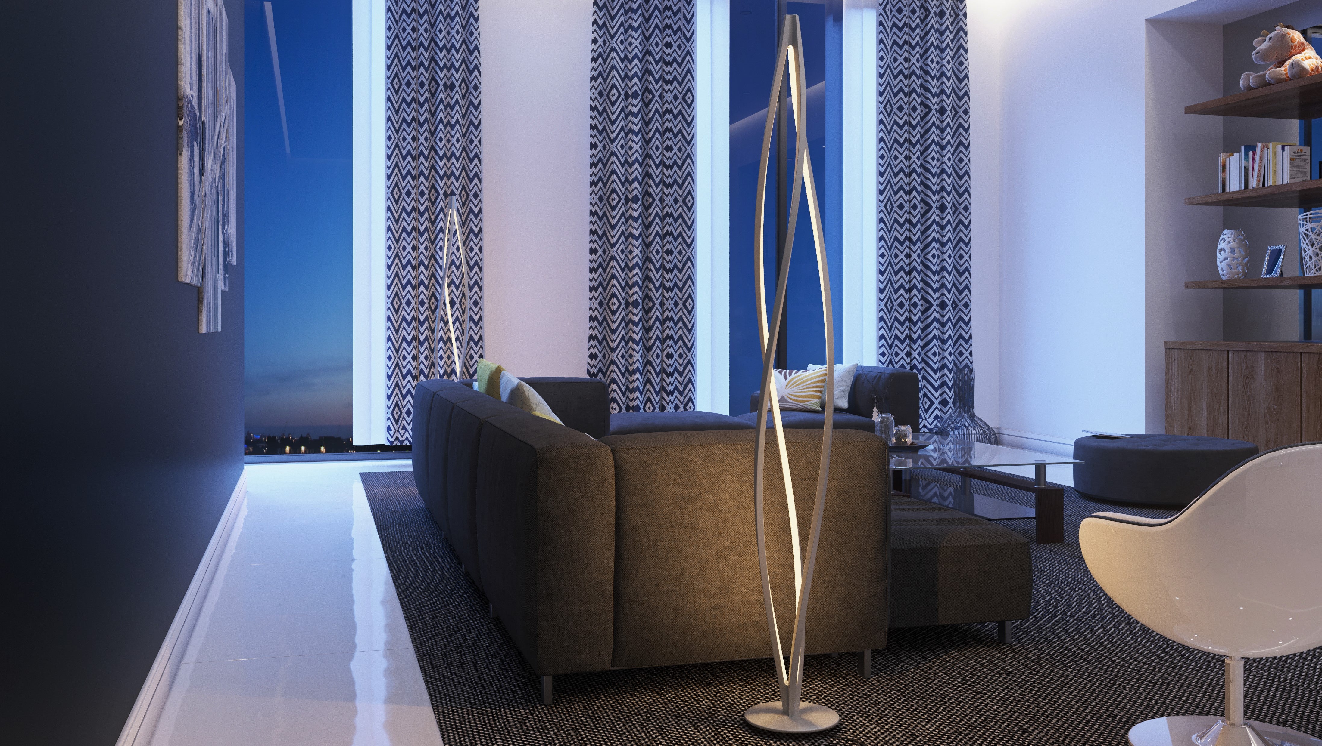 Cyclone LED Floor Lamp