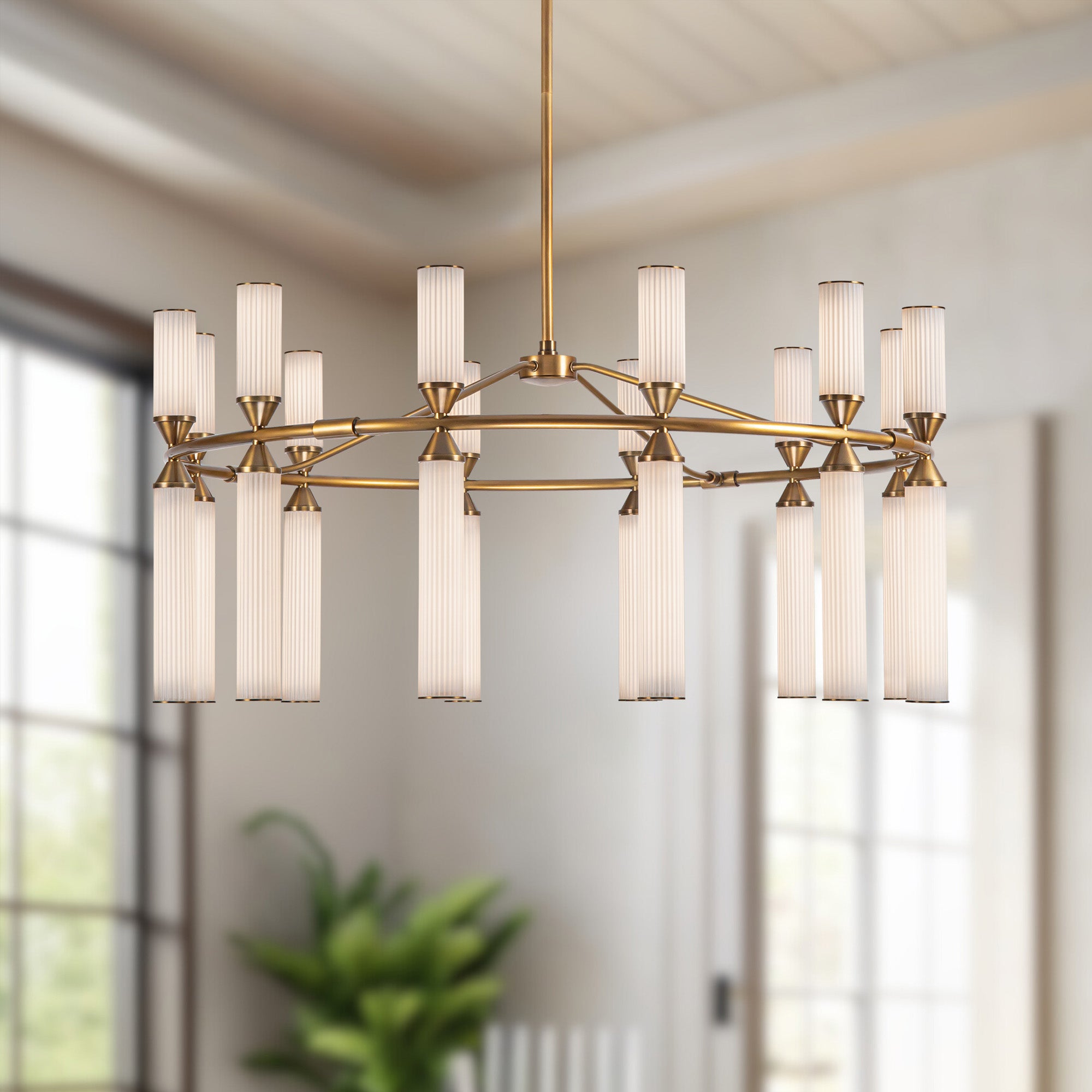 Edwin 38" LED Chandeliers