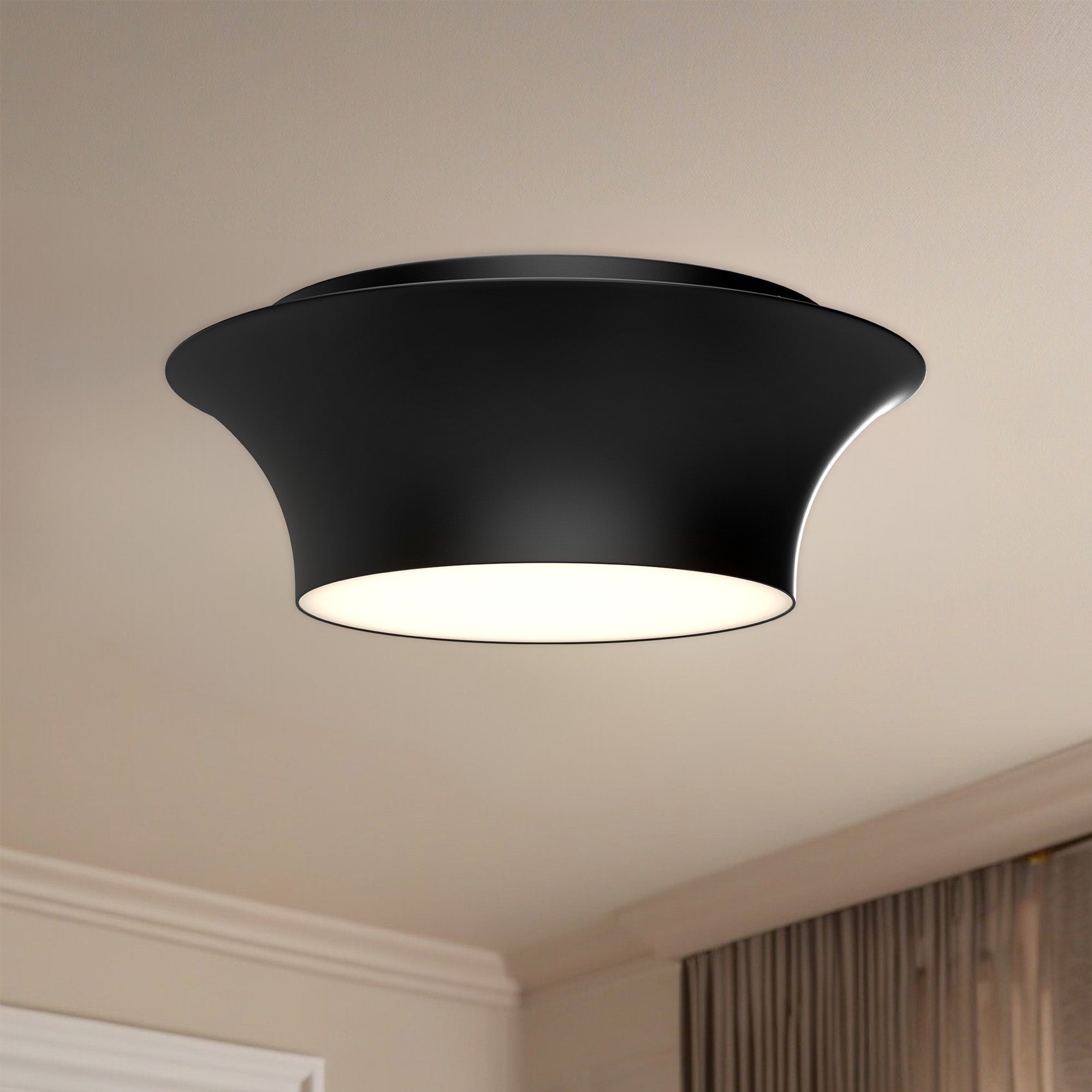 Emiko 12" 2 Lights Flush Mount