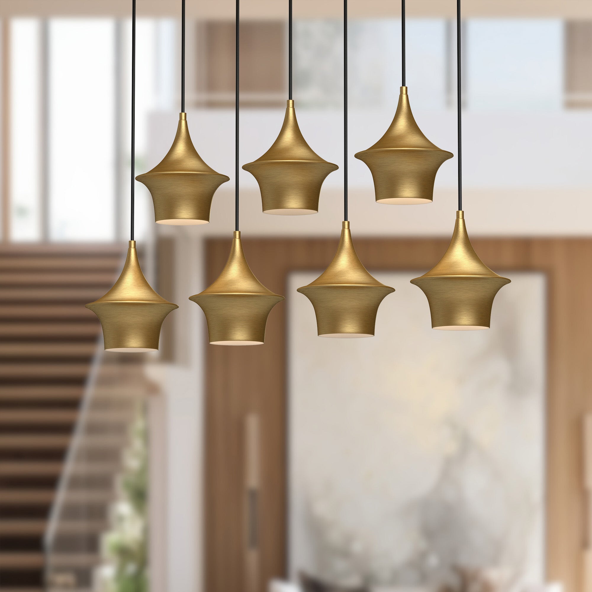 Emiko 36" 7 Lights Linear Pendant