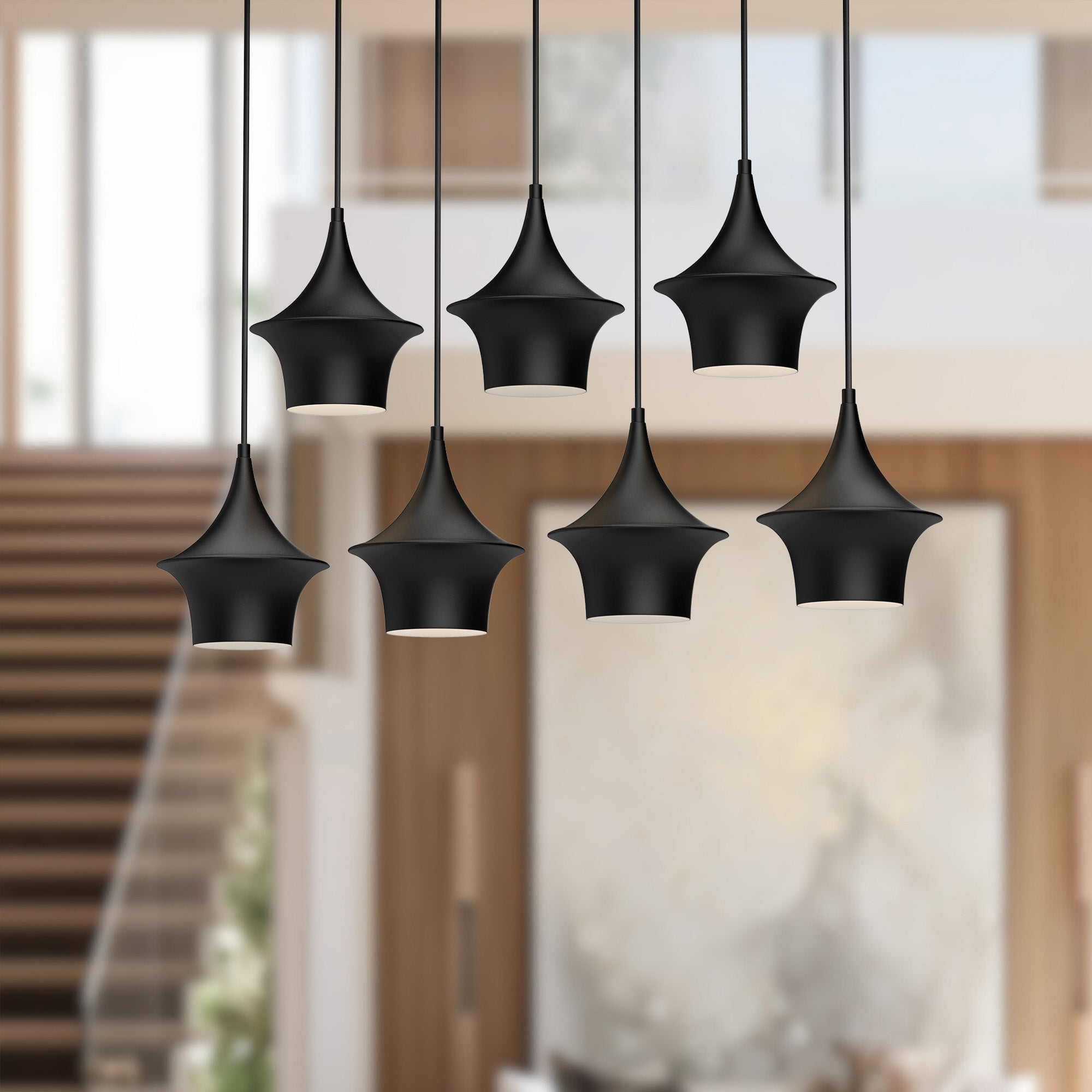 Emiko 36" 7 Lights Linear Pendant