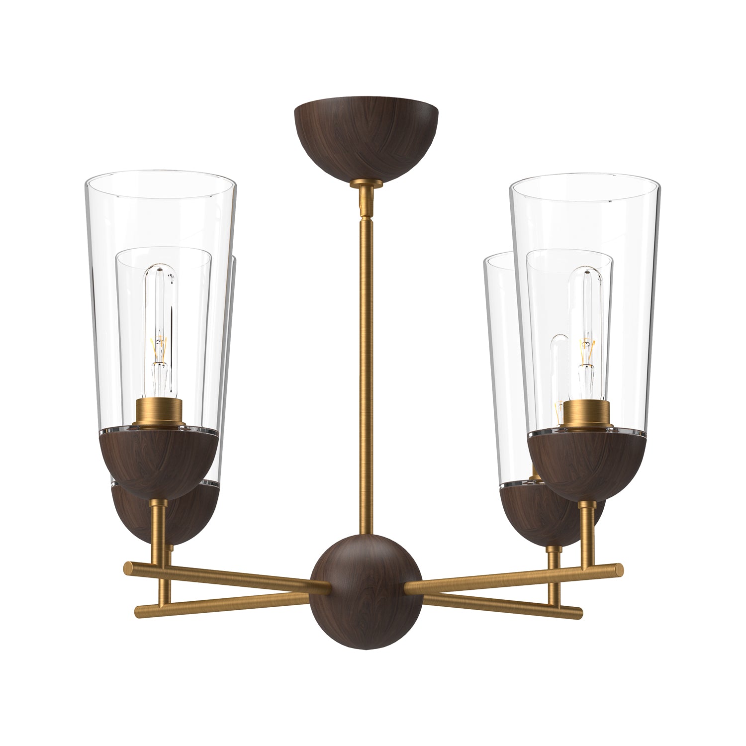 Emil 25" 4 Lights Chandeliers