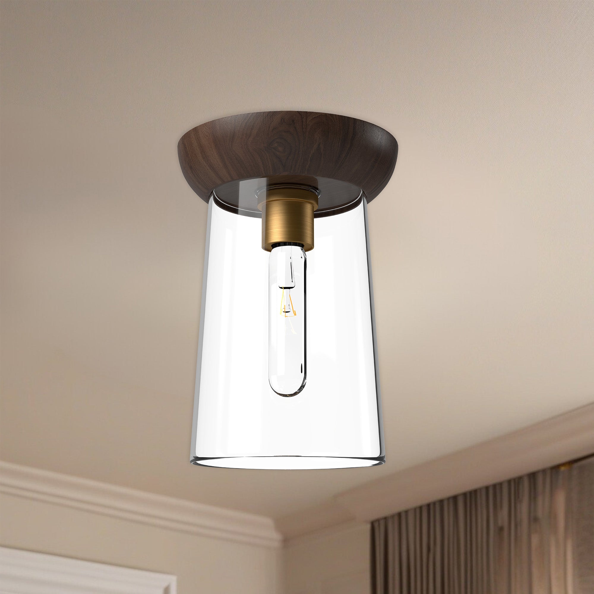 Emil 7" 1 Light Flush Mount