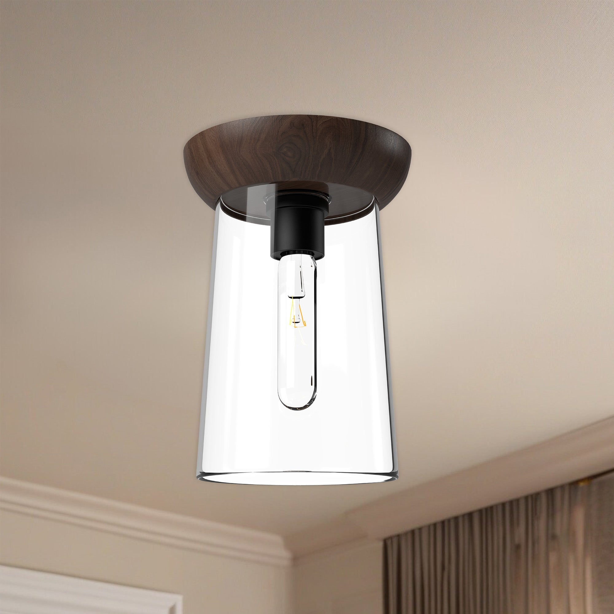 Emil 7" 1 Light Flush Mount