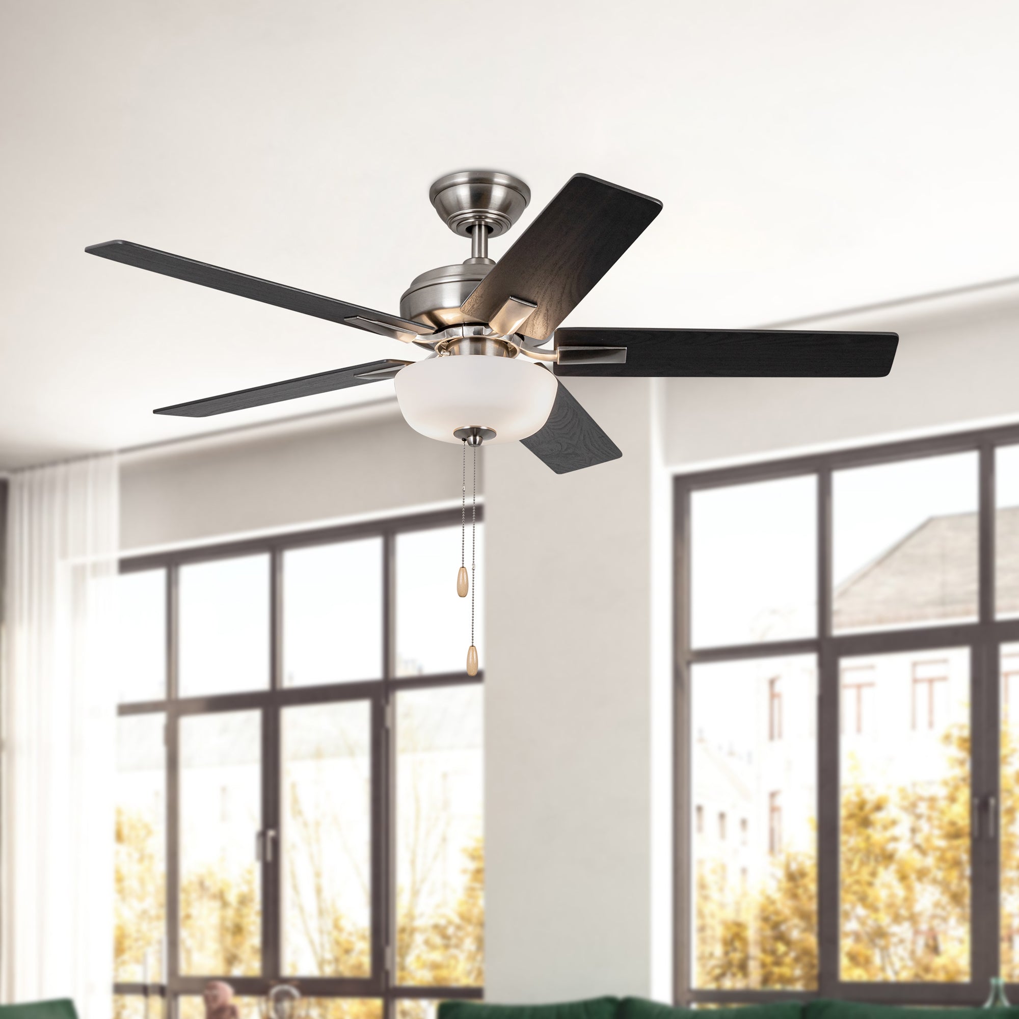 Erikson 52" FAN + LED KIT with Bulb Ceiling Fan