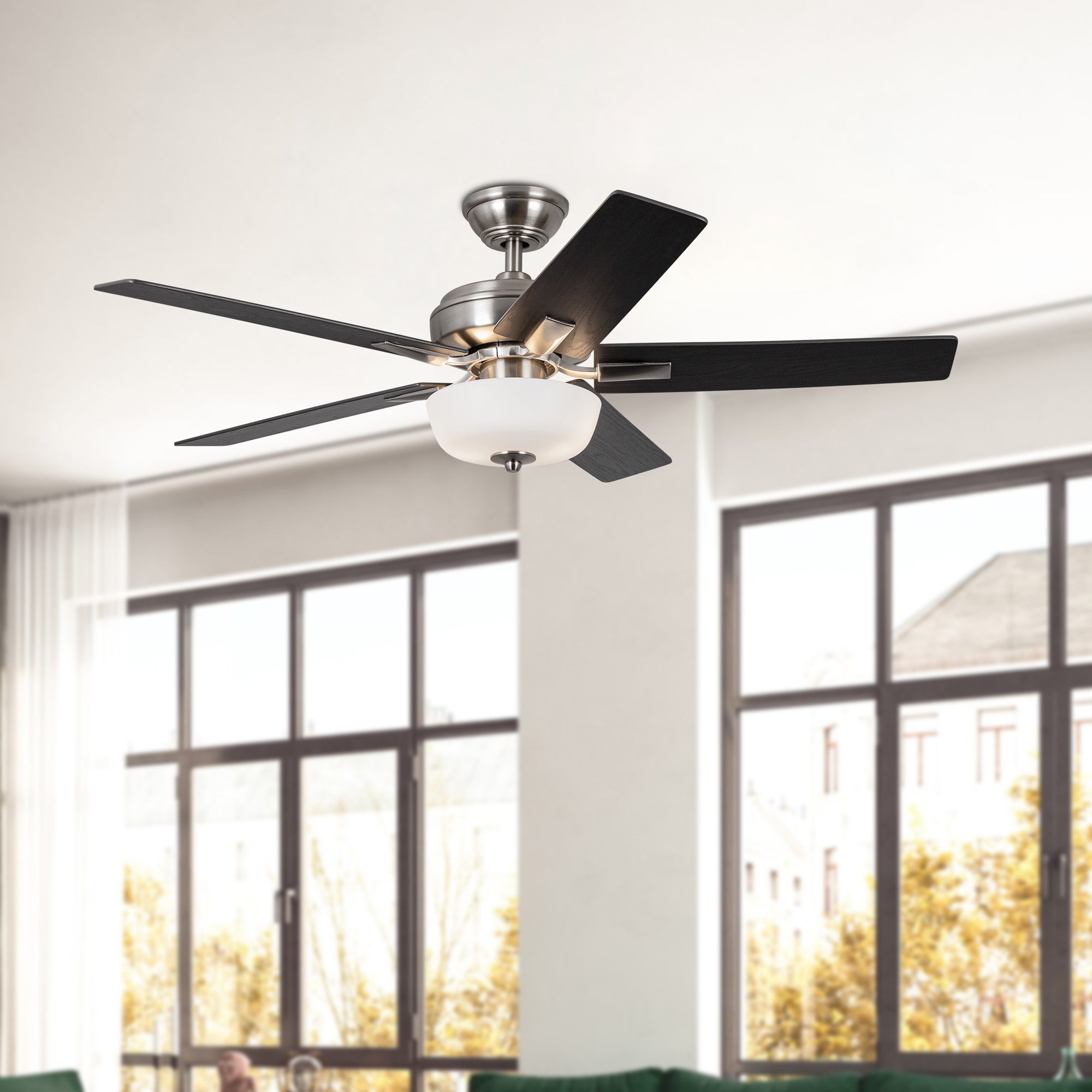 Erikson 52" FAN + LED KIT with Bulb Ceiling Fan