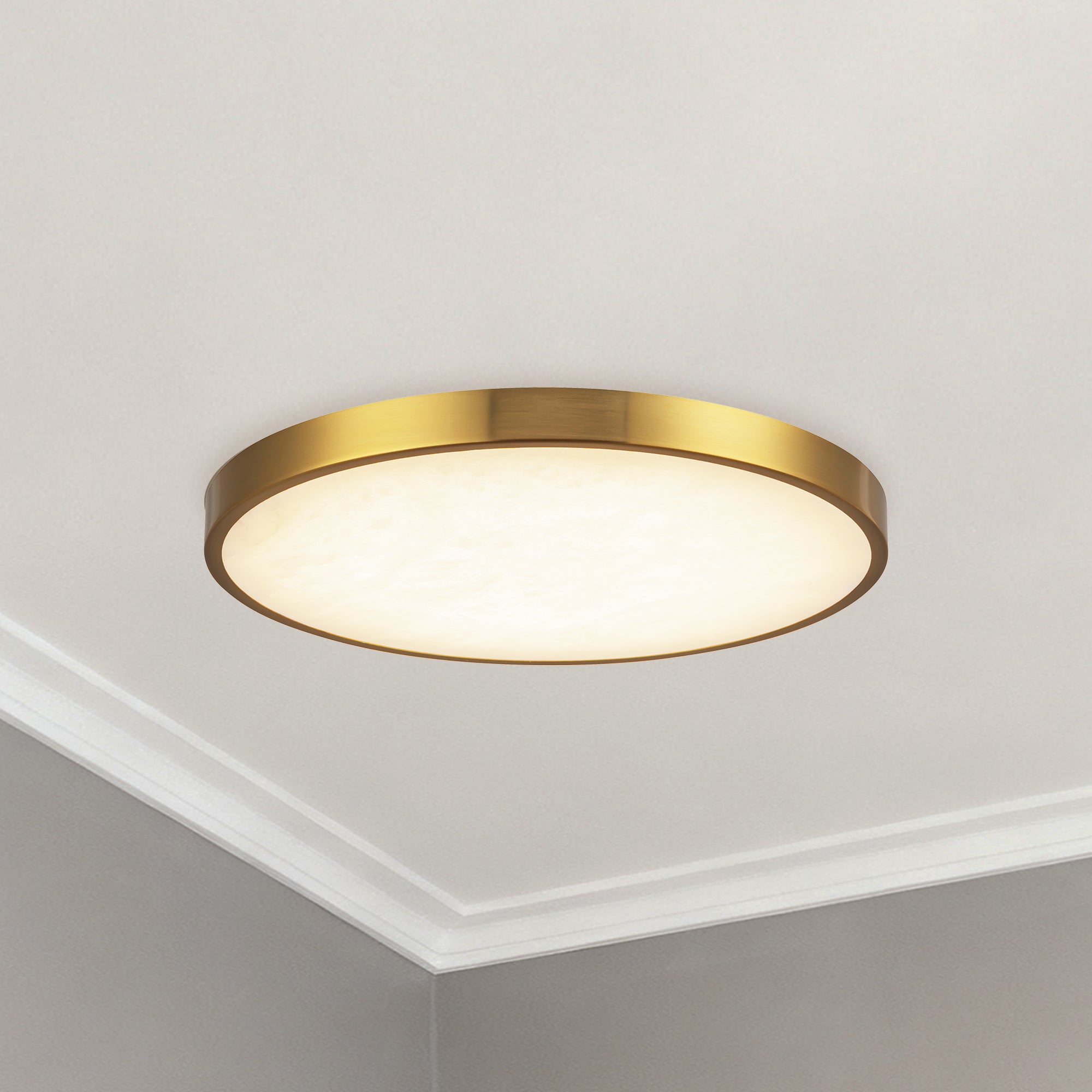 Evelyn 11" dimmable LED Flush Mount