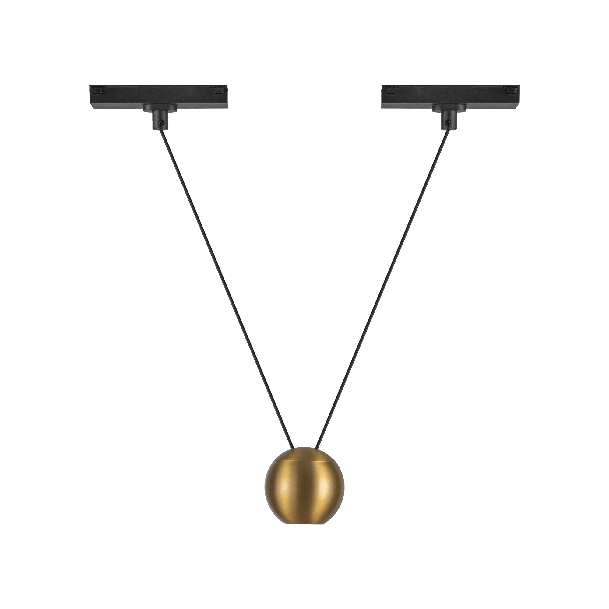 Faria Double 3" Trilo Track Pendant