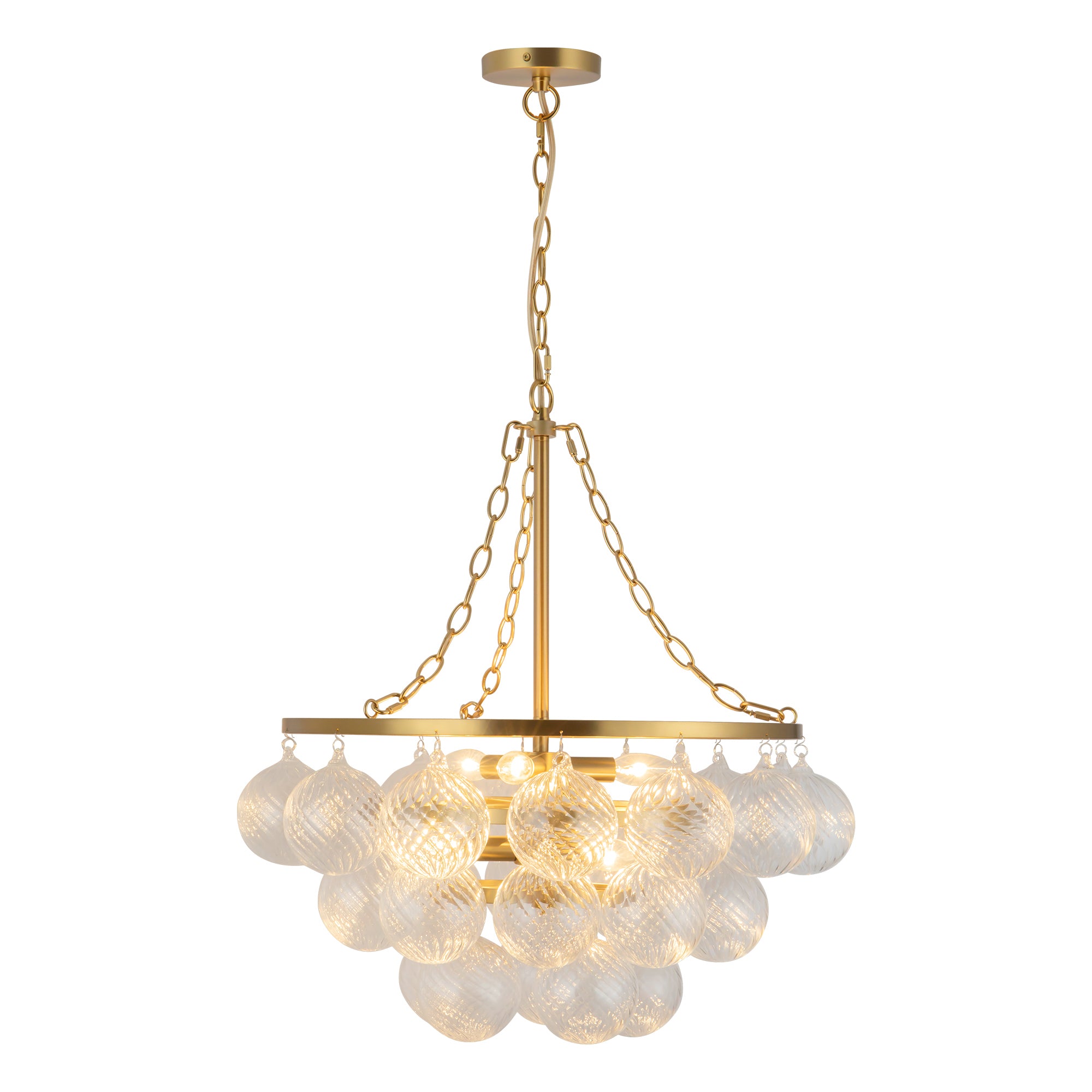Faye 24" Gold Chandelier