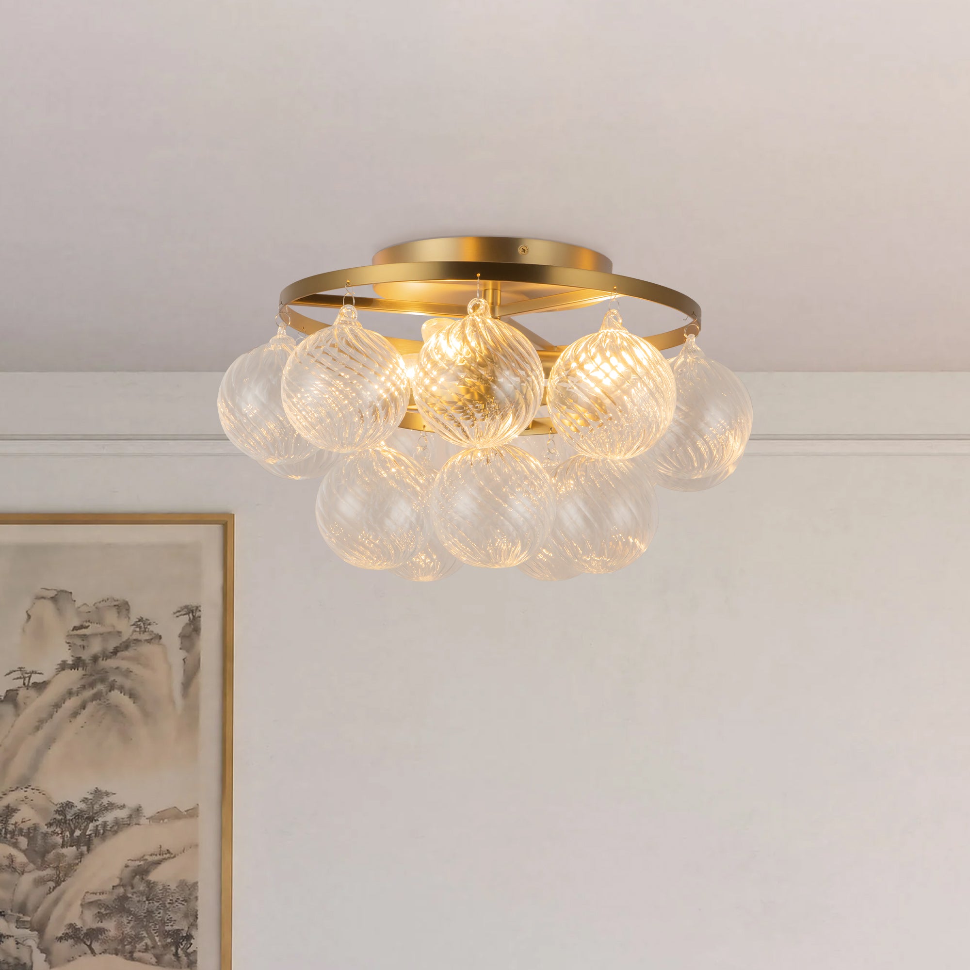 Faye 18" Semi-Flush Mount