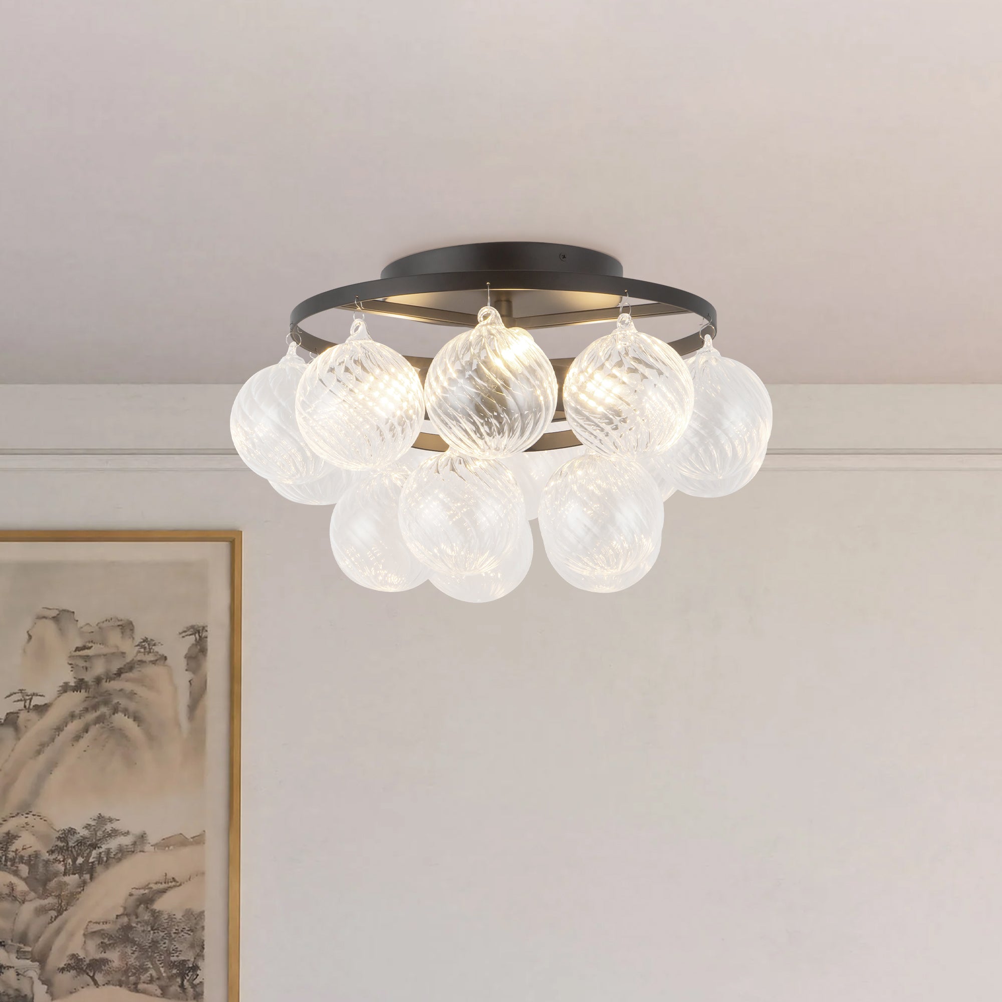 Faye 18" Semi-Flush Mount