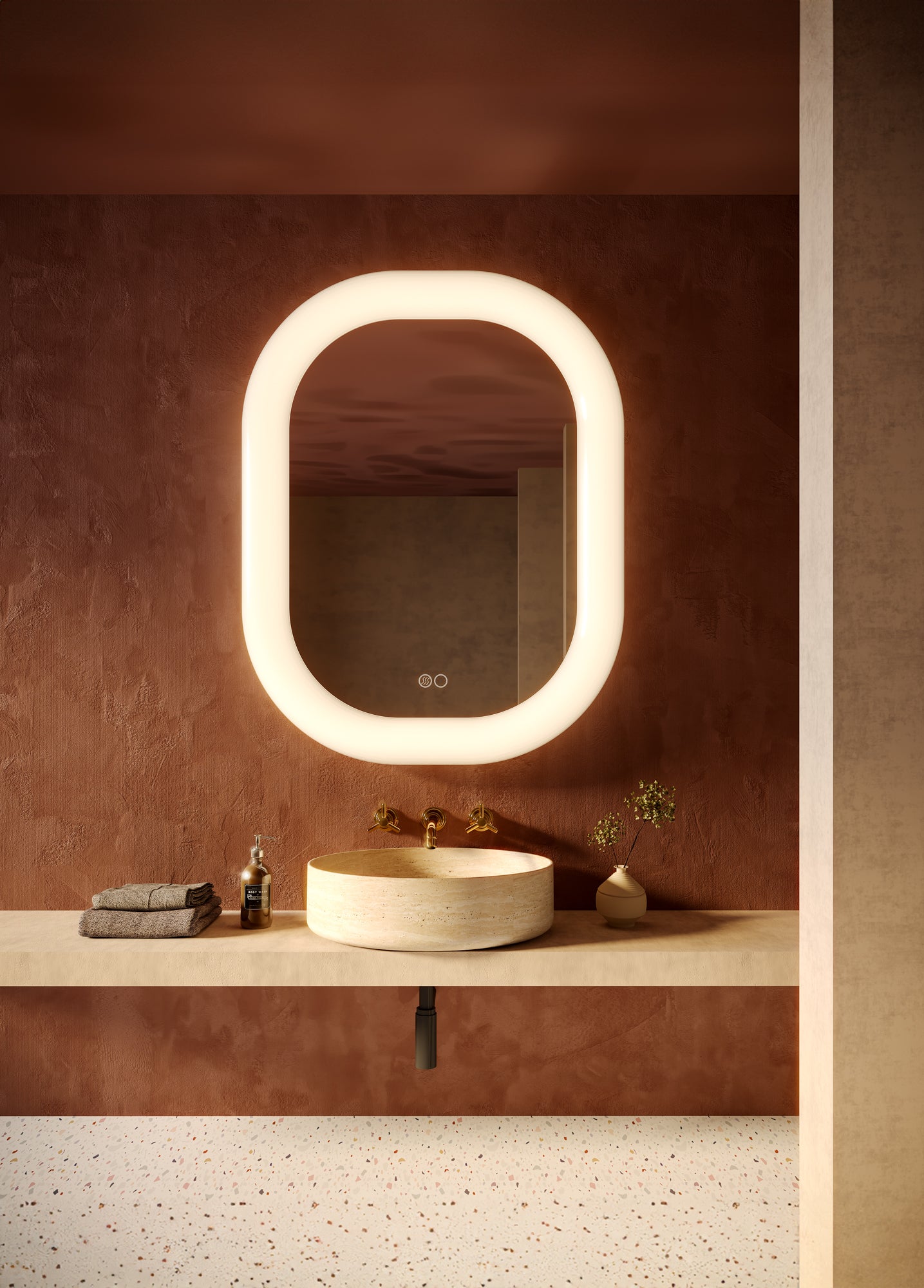 Float 37" LED Vanity Mirror