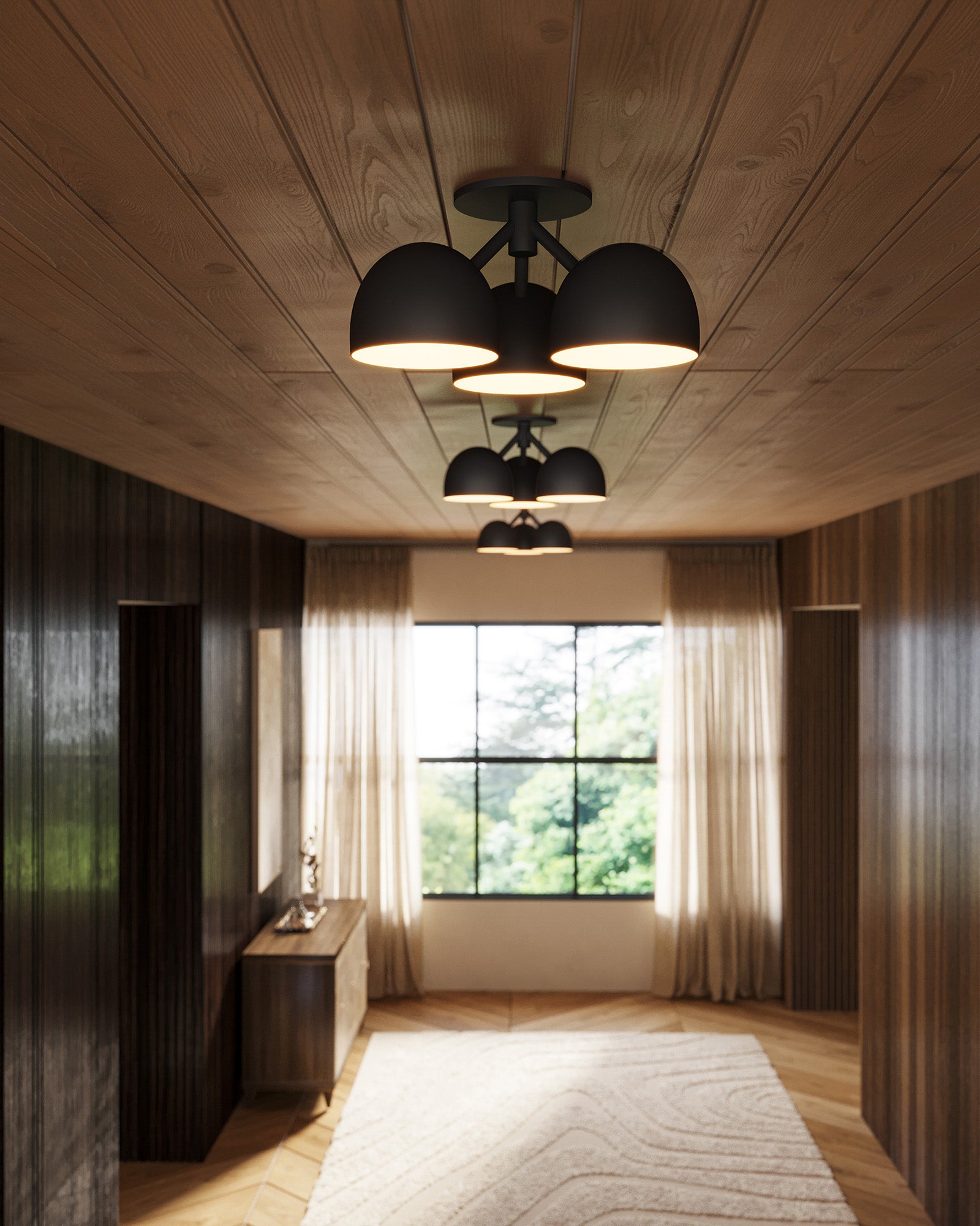 Fosso 17" Semi-Flush Mount