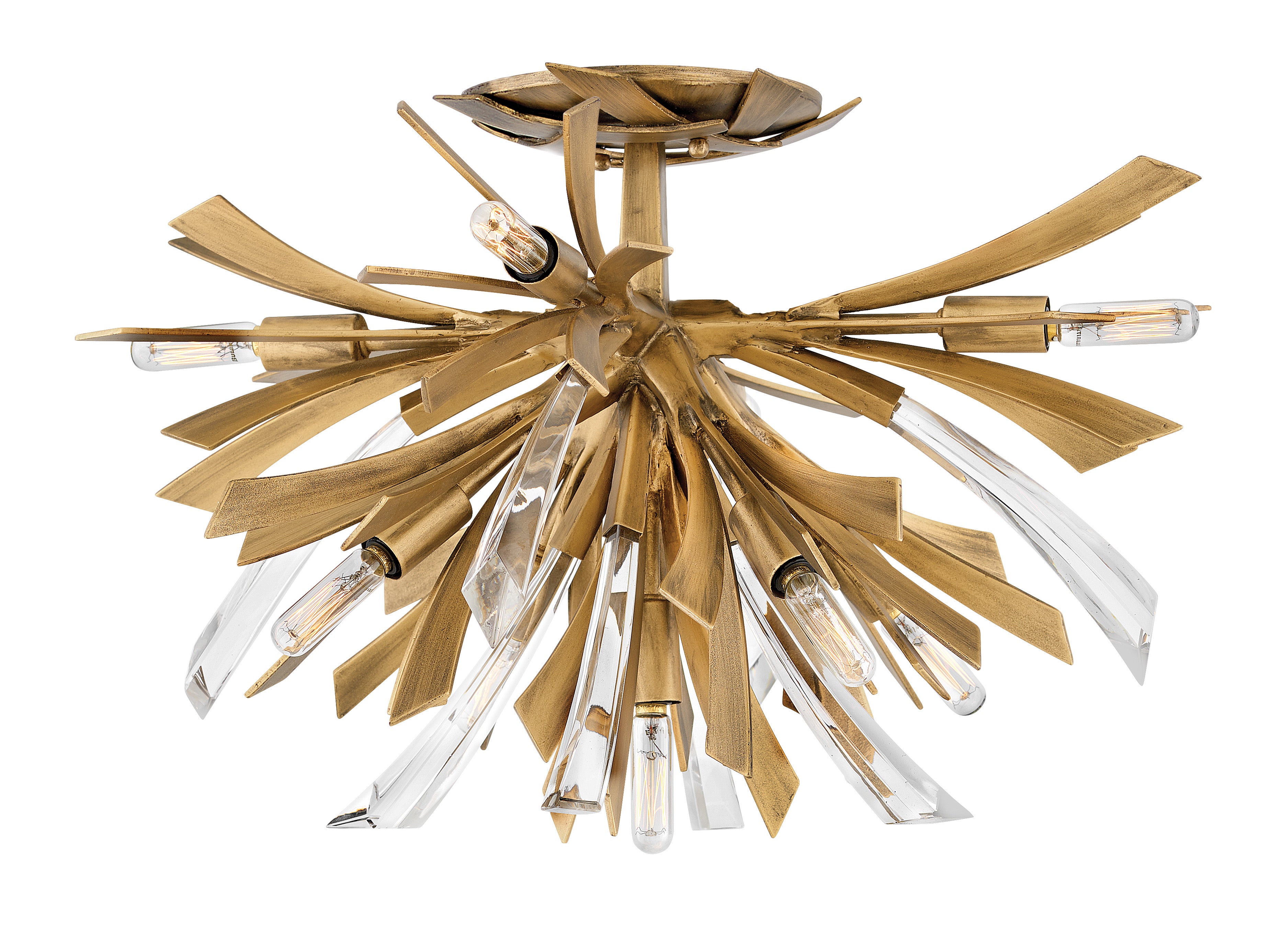 Vida Large Semi-Flush Mount