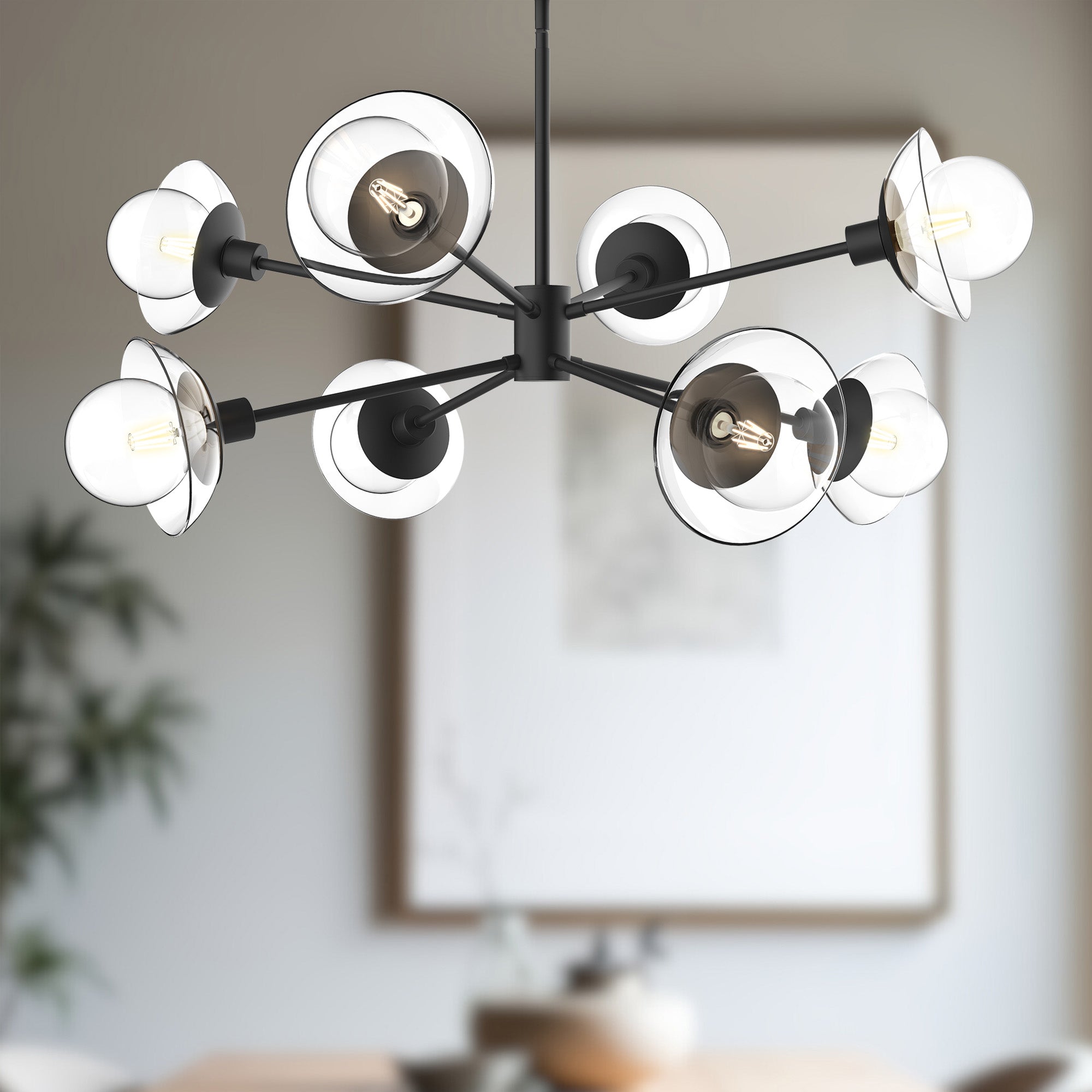 Francesca 40" 8 Lights Chandeliers