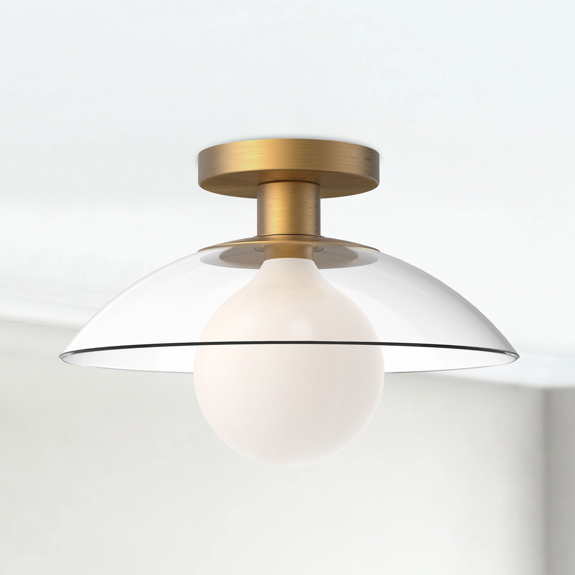 Francesca 12" 1 Light Semi Flush Mount