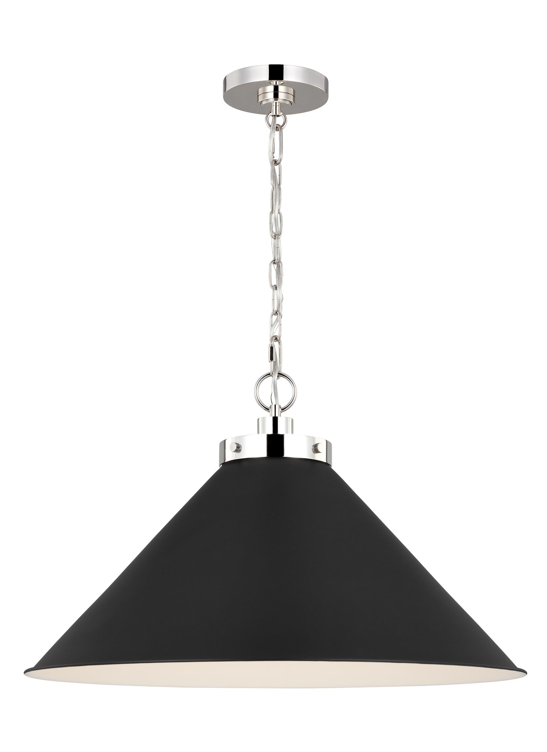Wellfleet Wide Cone Pendant