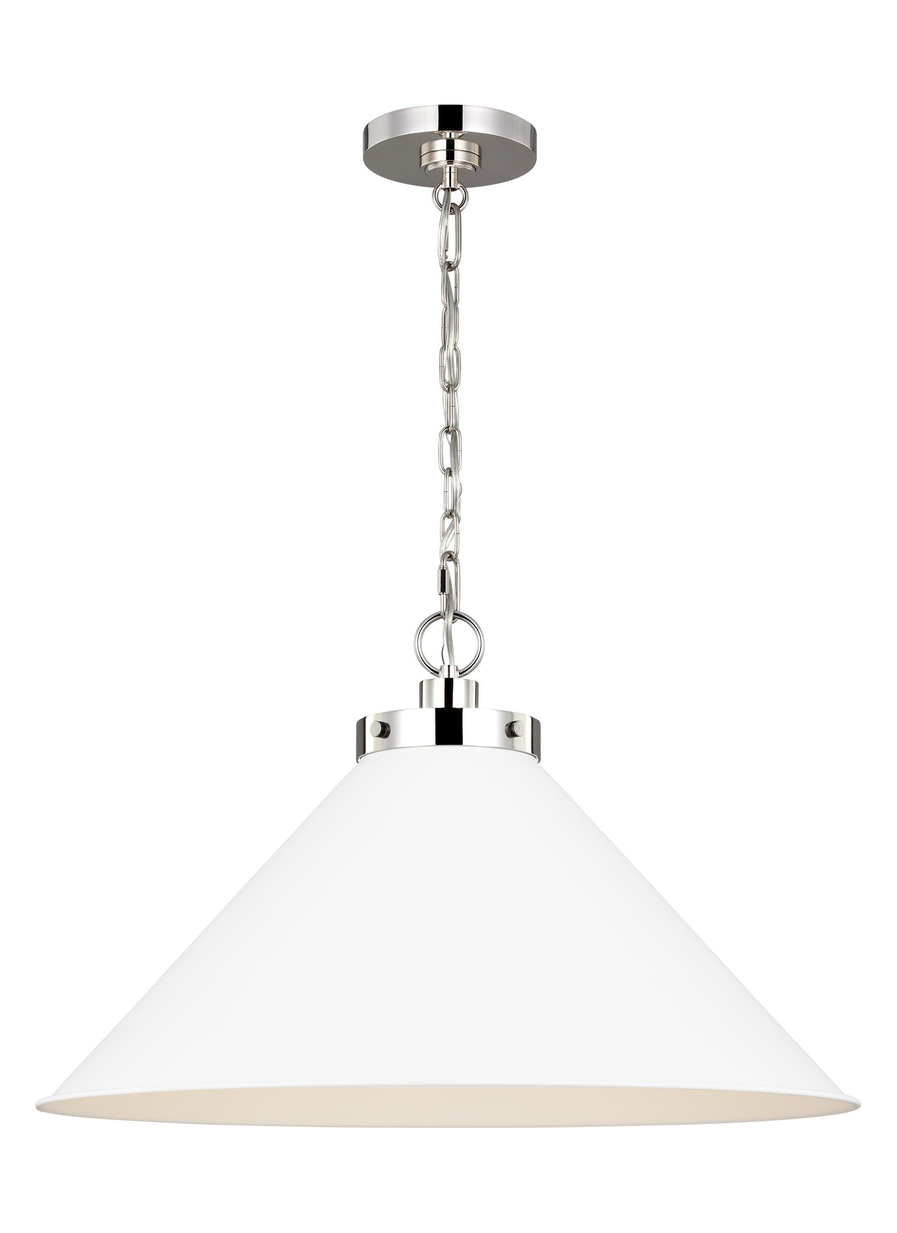Wellfleet Wide Cone Pendant