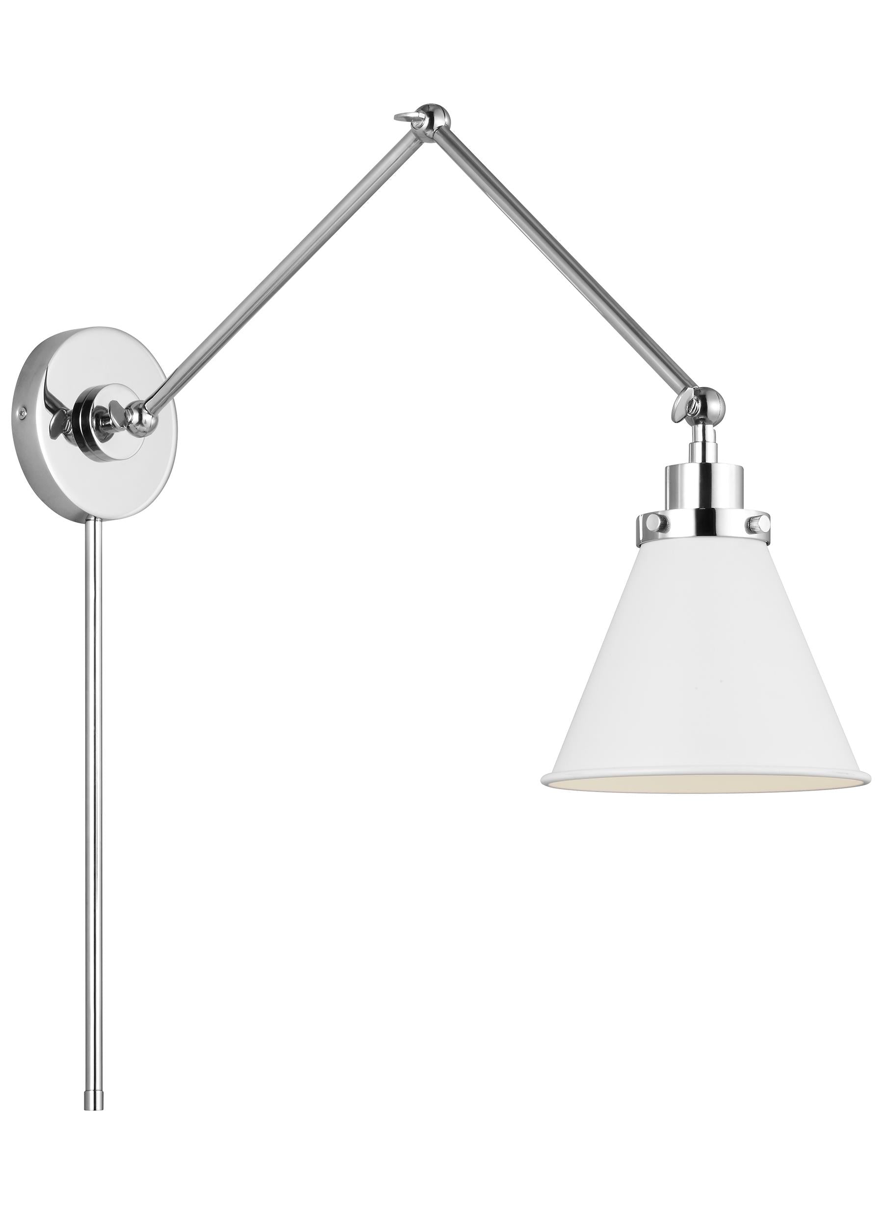 Wellfleet Double Arm Cone Task Sconce