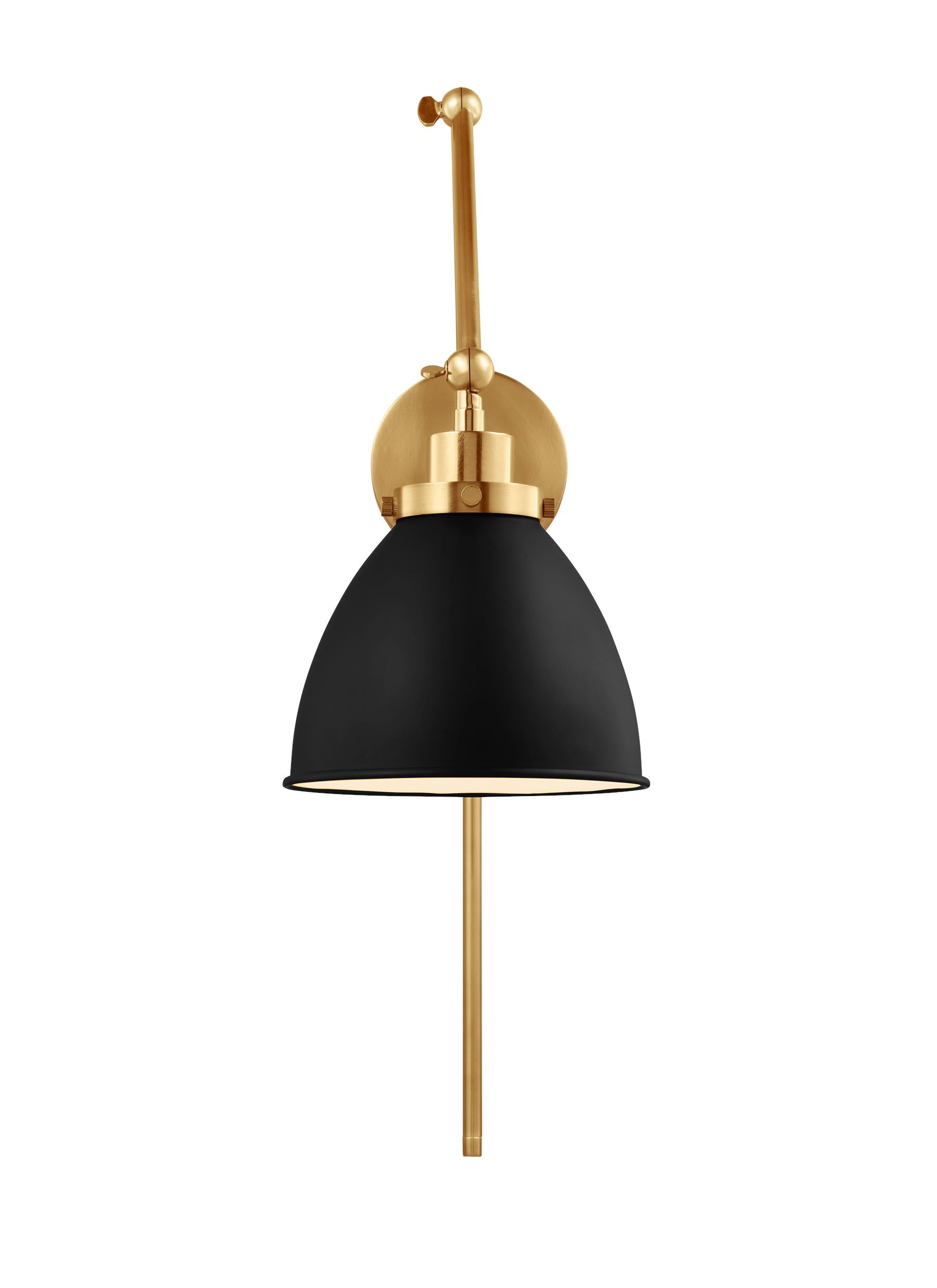Wellfleet Double Arm Dome Task Sconce
