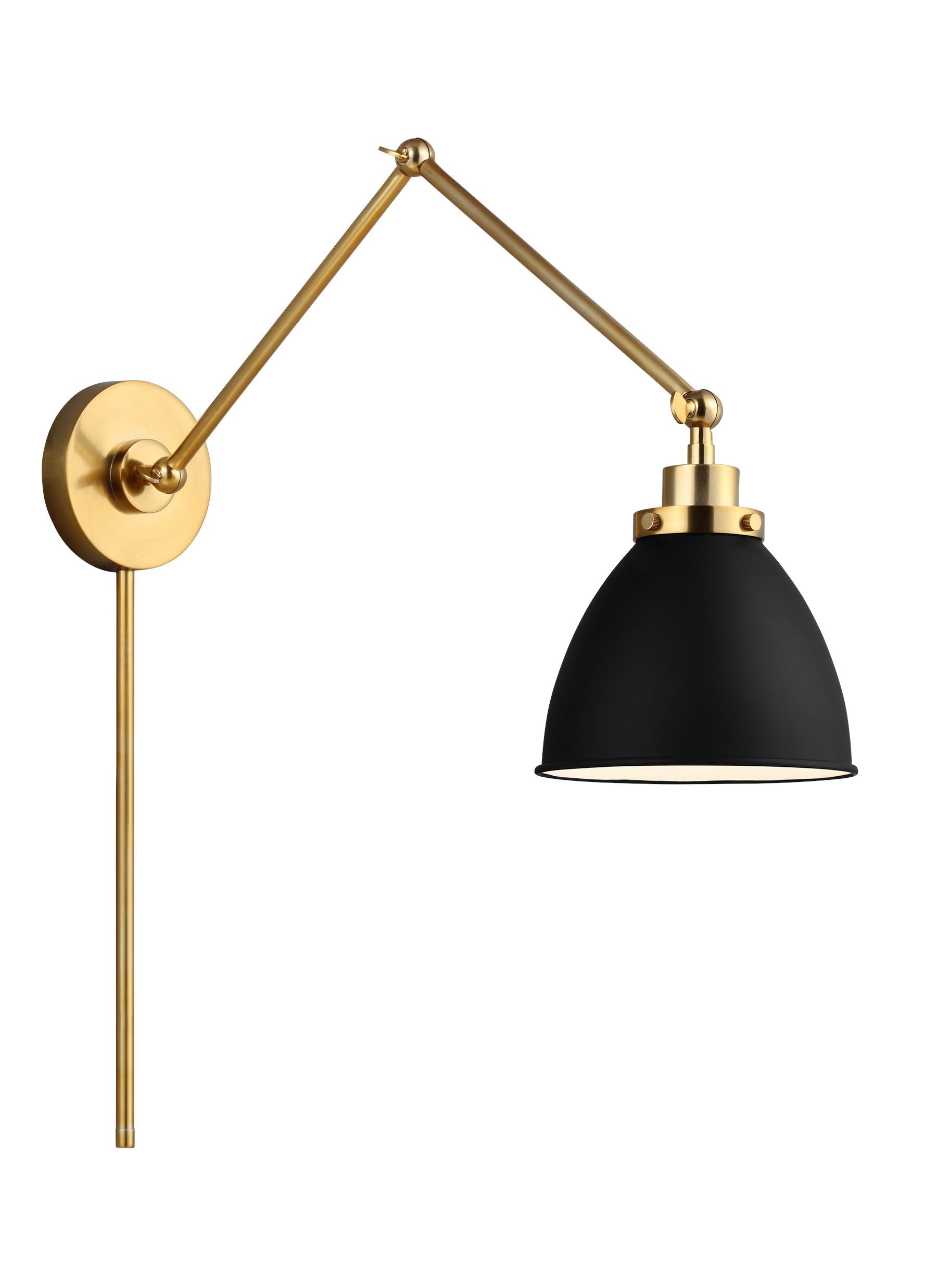 Wellfleet Double Arm Dome Task Sconce