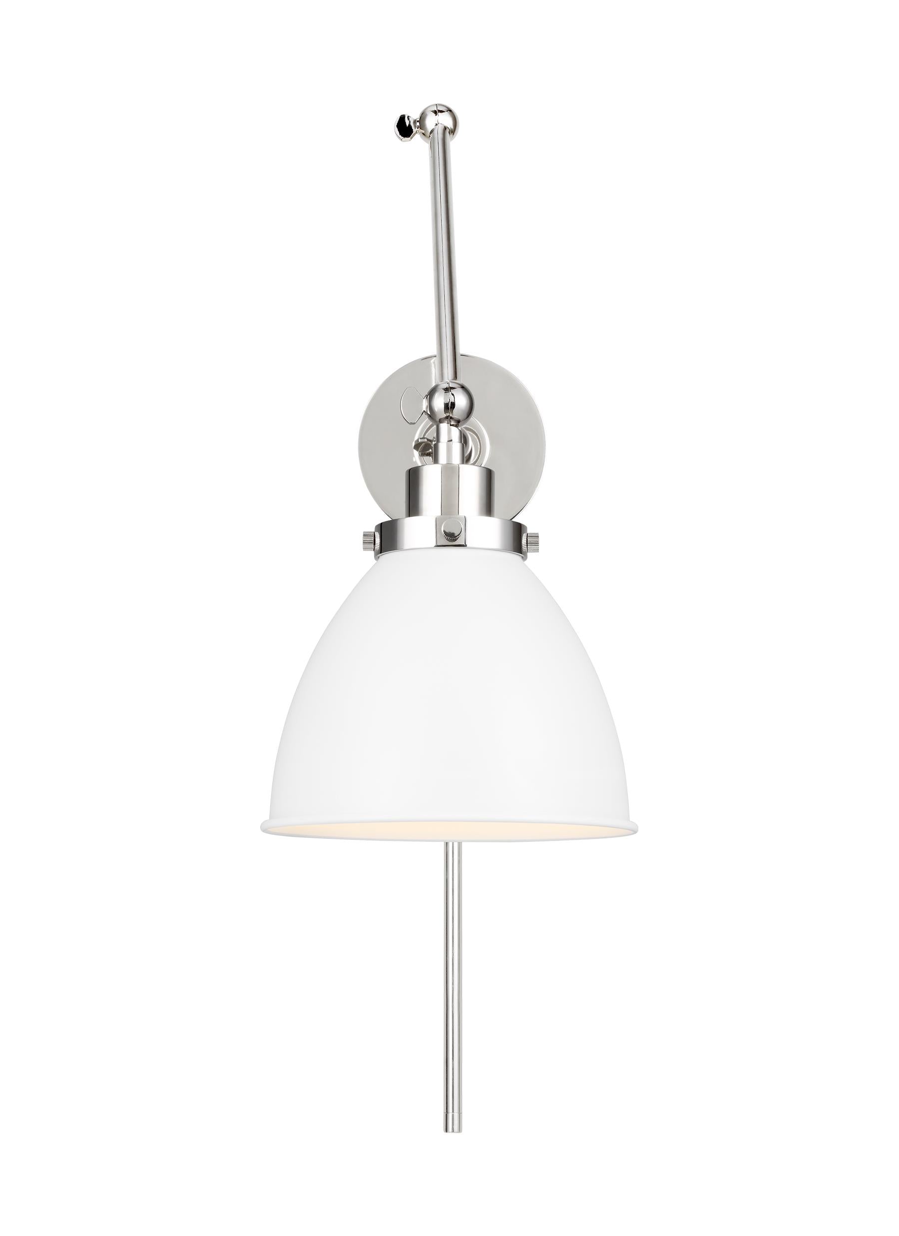 Wellfleet Double Arm Dome Task Sconce