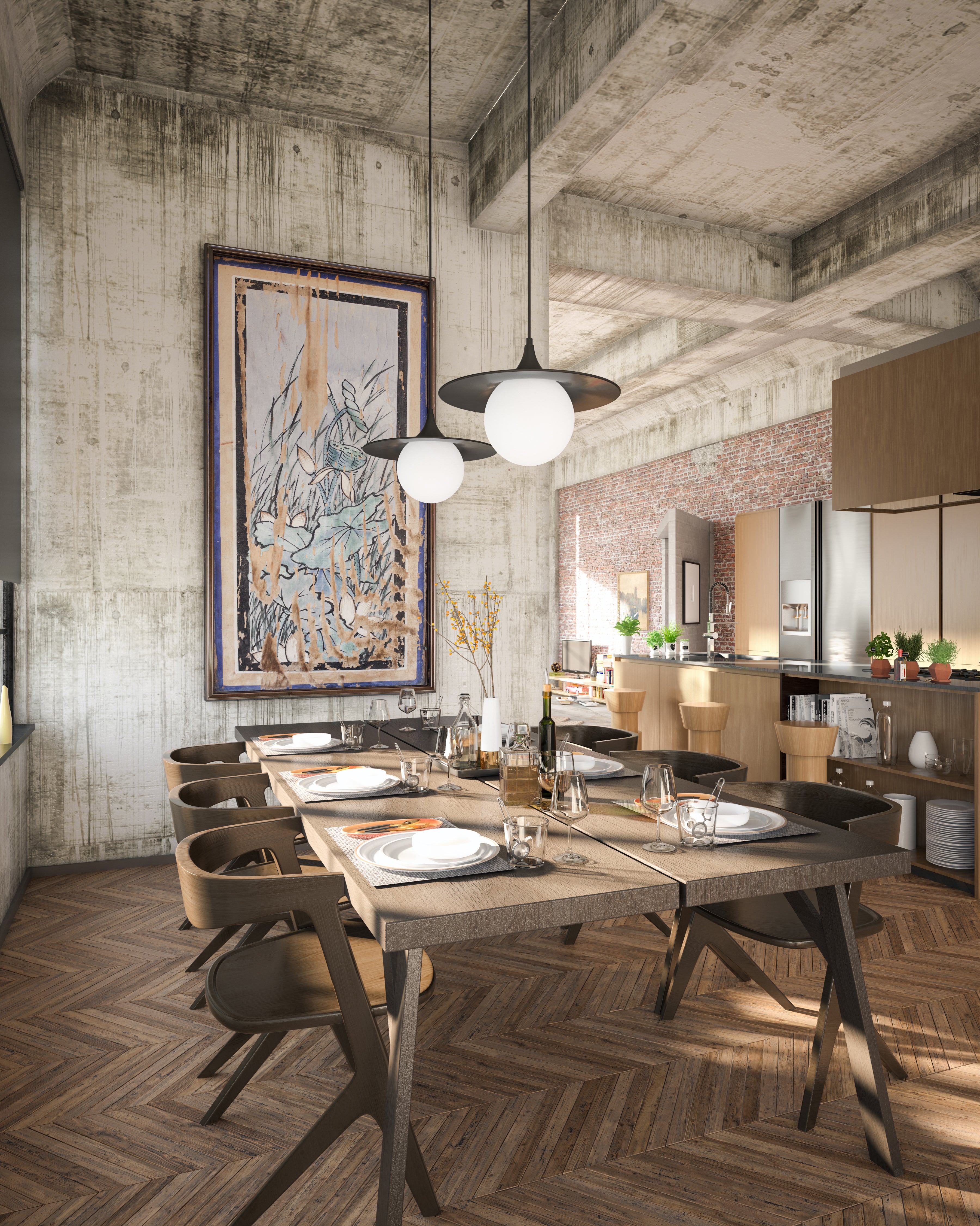 Fuji 16" 1 Light Pendant
