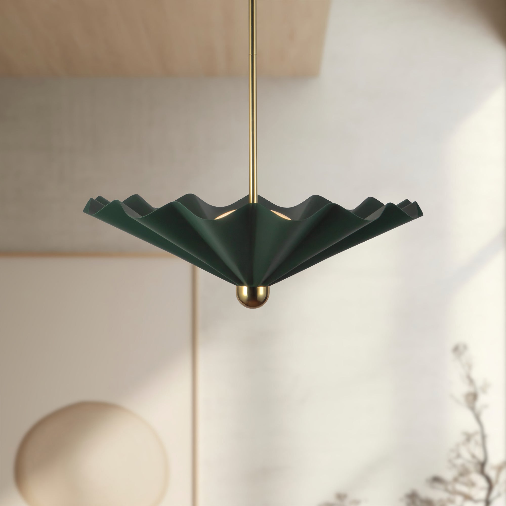 Furrow 25" dimmable LED Pendant
