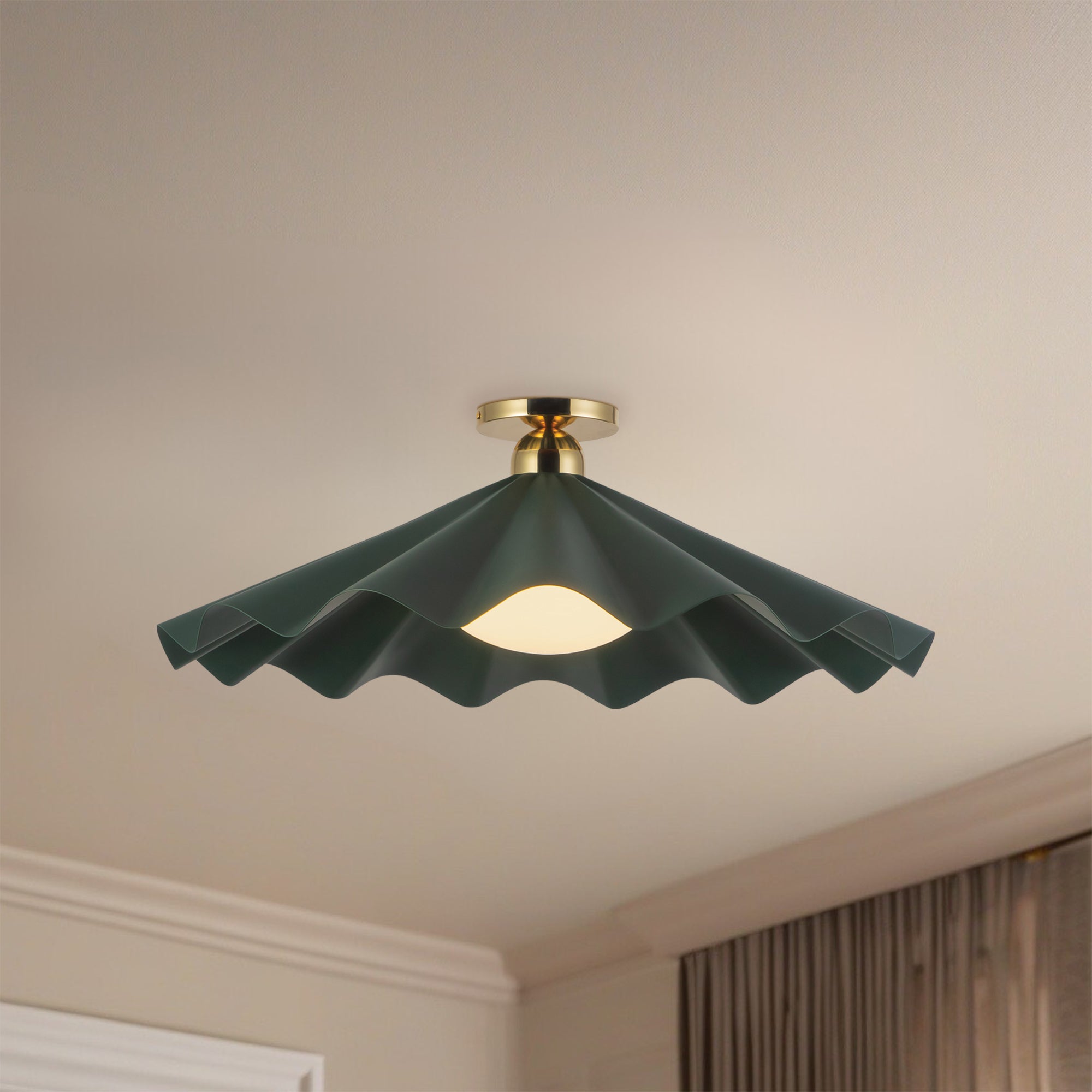 Furrow 25" Semi-Flush Mount