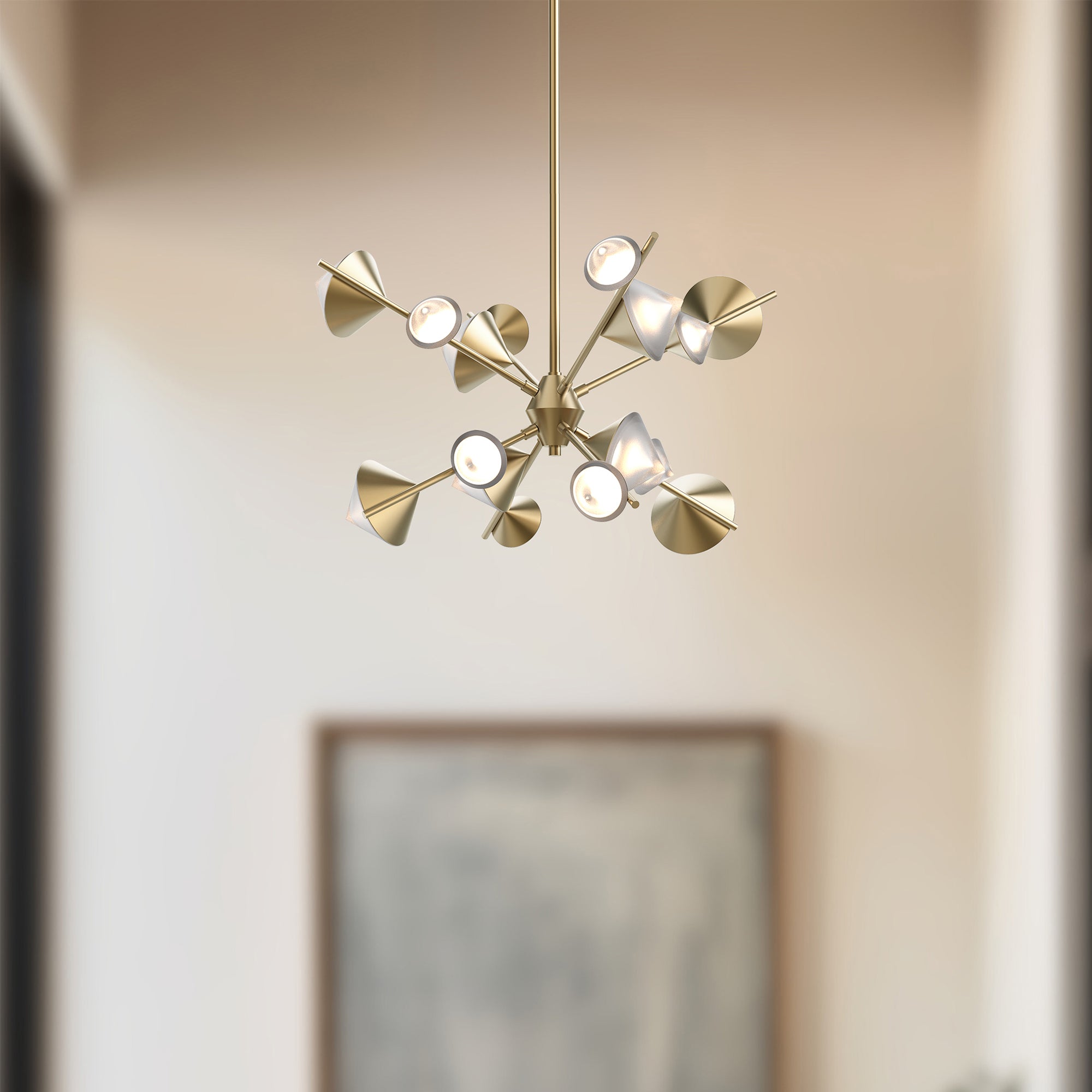 Geode 25" LED Chandeliers