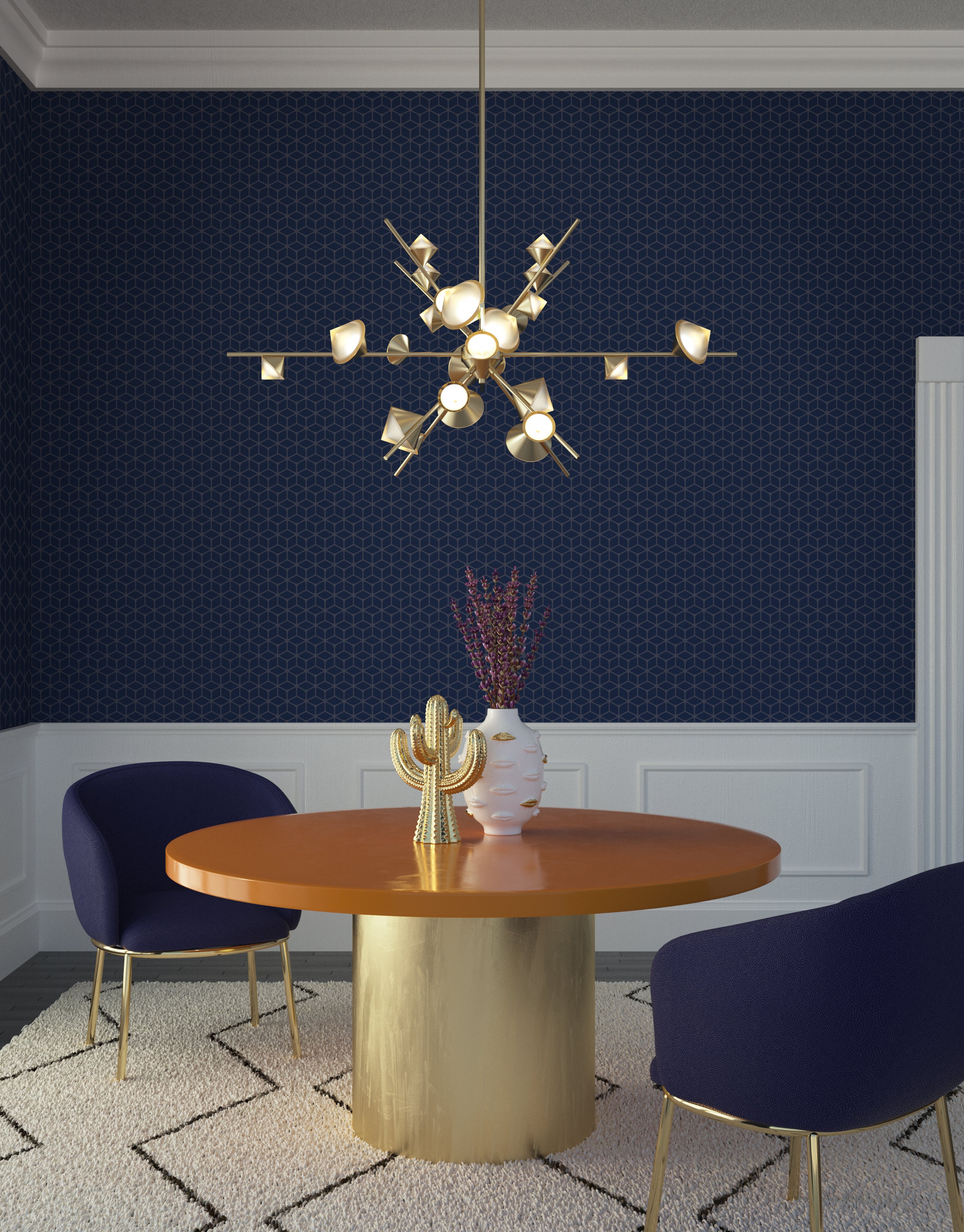 Geode 48" LED Chandeliers