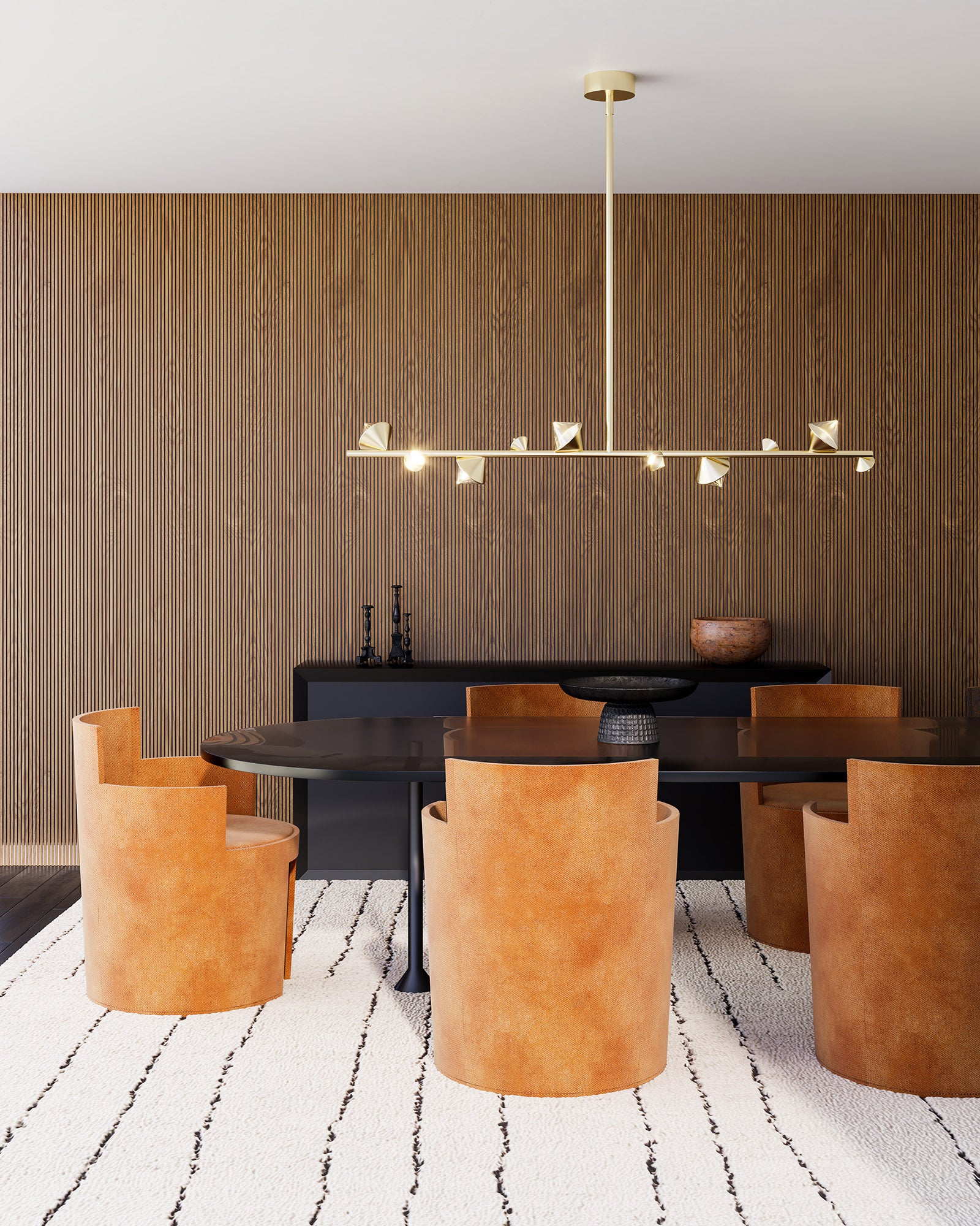 Geode 51" LED Linear Pendant
