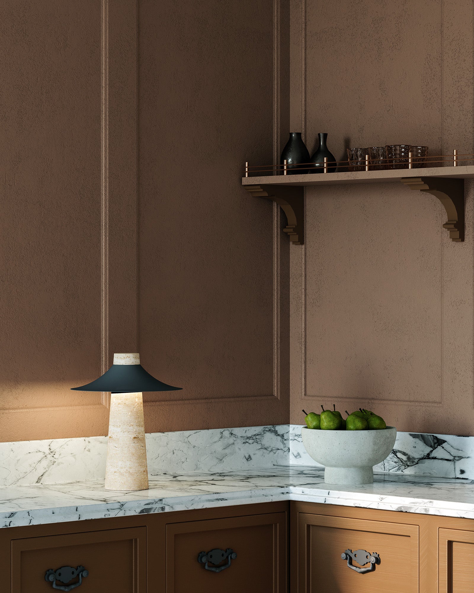 Hagen 12" dimmable LED Table Lamp