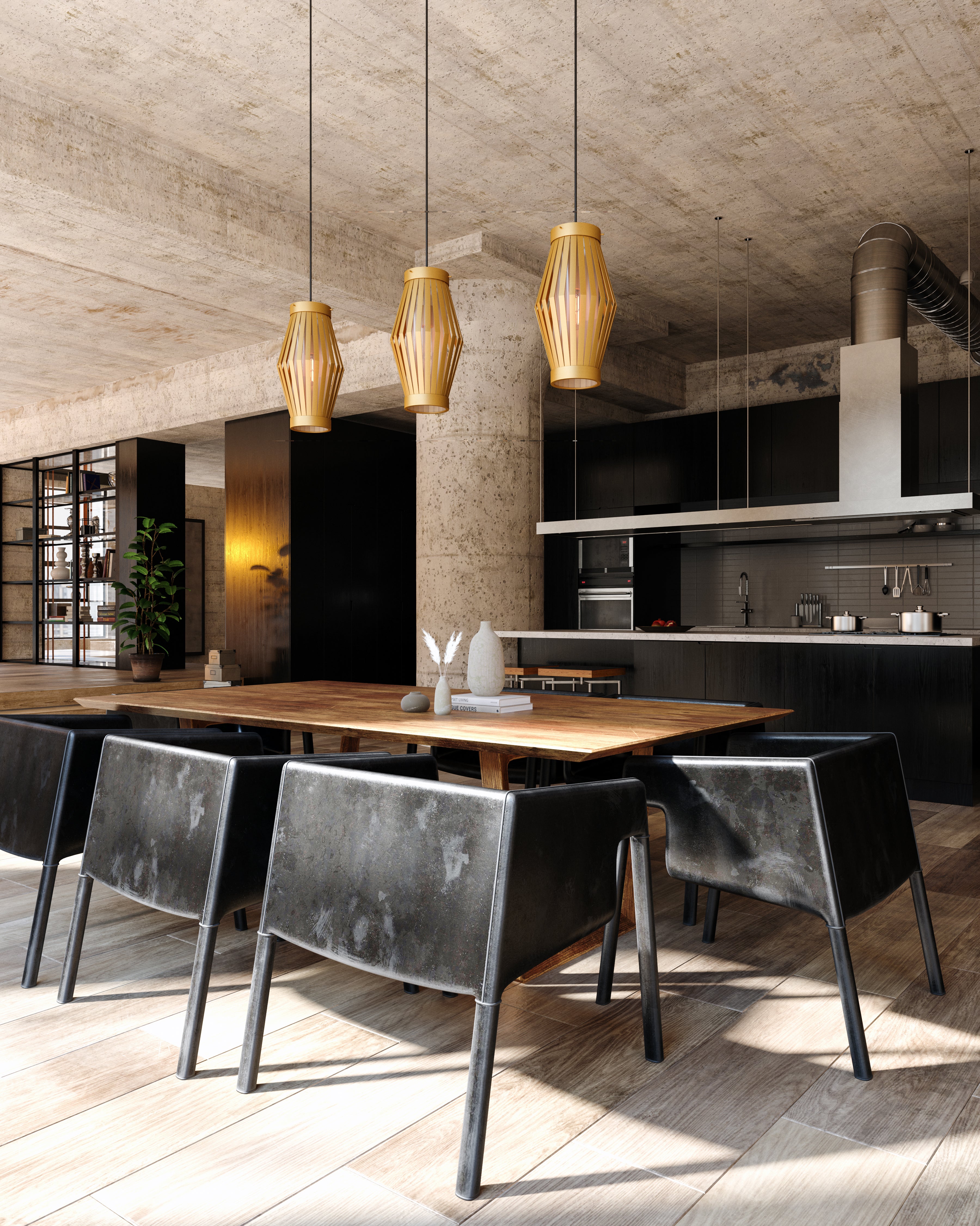Hana 9" 1 Light Pendant