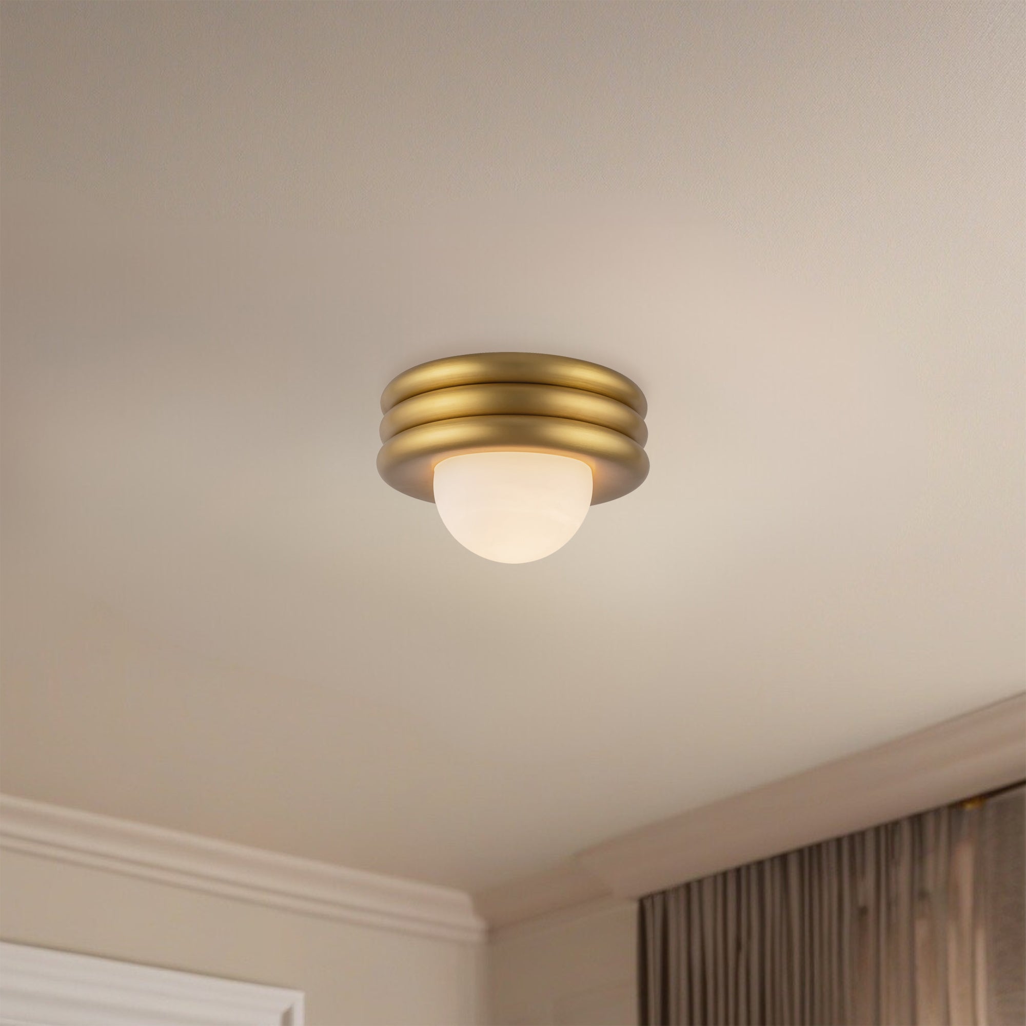Harvey 12" Socket Semi-Flush Mount