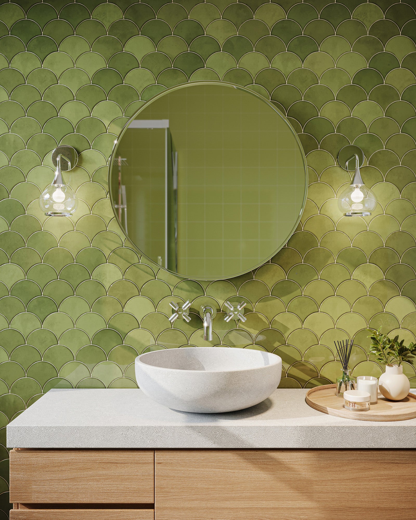 Hazel 6" 1 Light Wall/Vanity