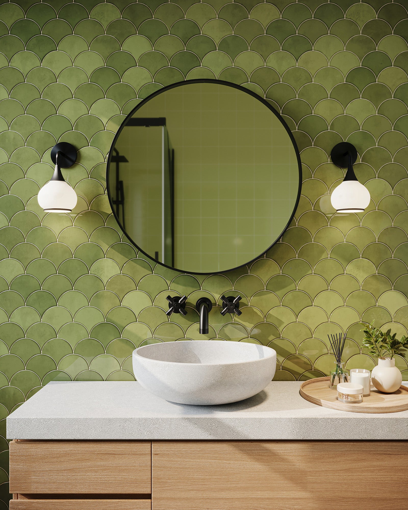 Hazel 6" 1 Light Wall/Vanity