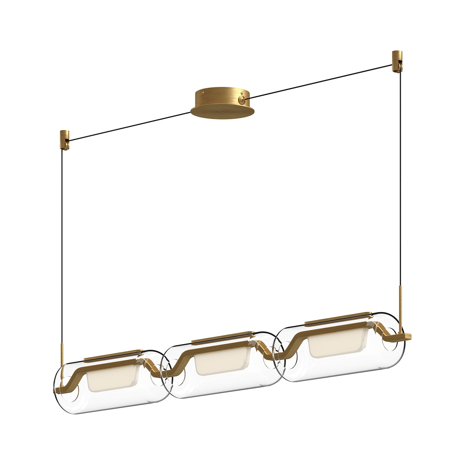 Hilo 43" LED Linear Pendant