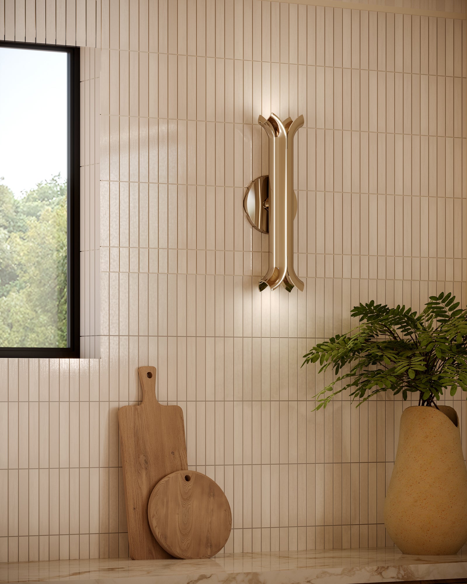 Husk 14" LED Wall Sconce